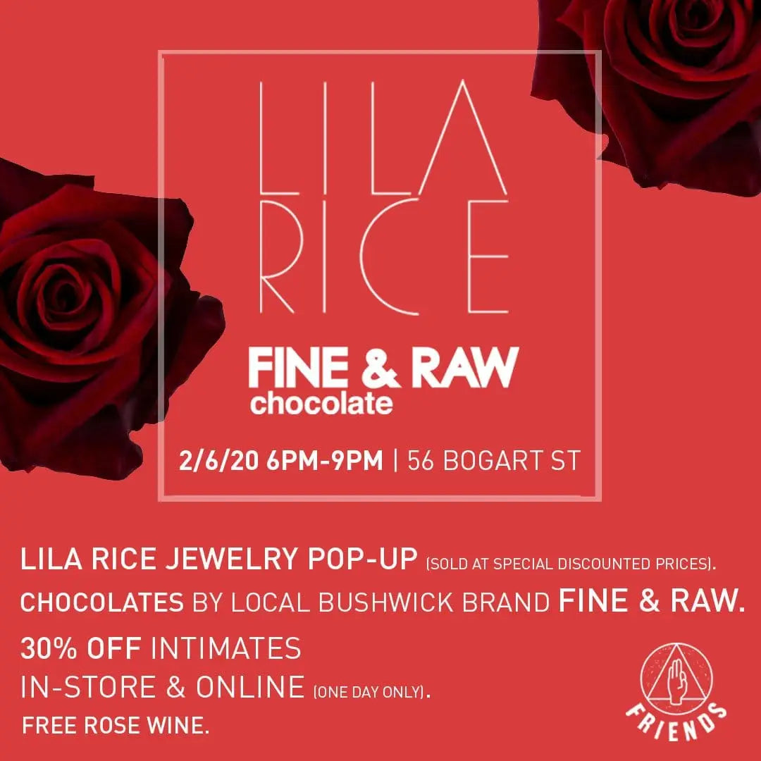 V-DAY POP UP FOCUS: FINE & RAW CHOCOLATE