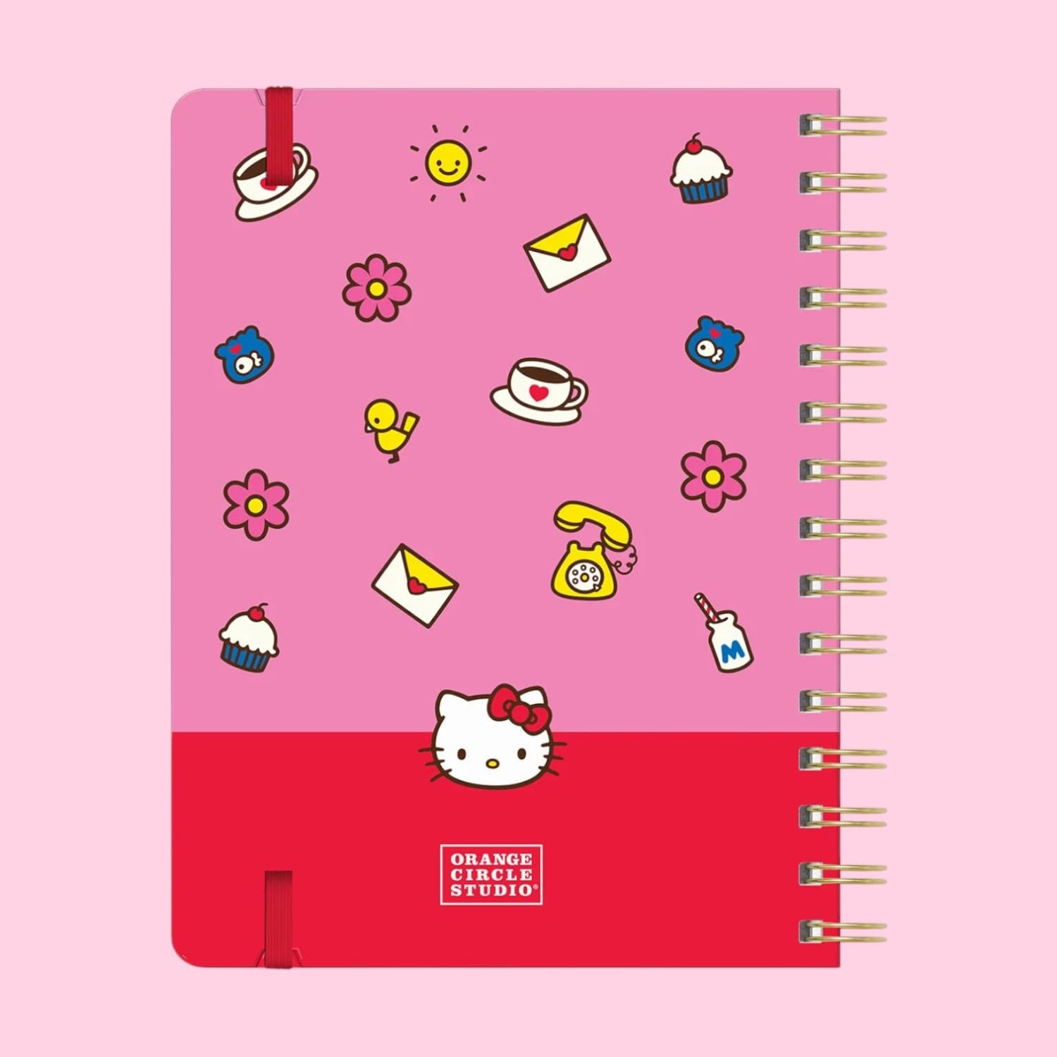 2026 Hello Kitty Playful Pink Compact Planner Calendar