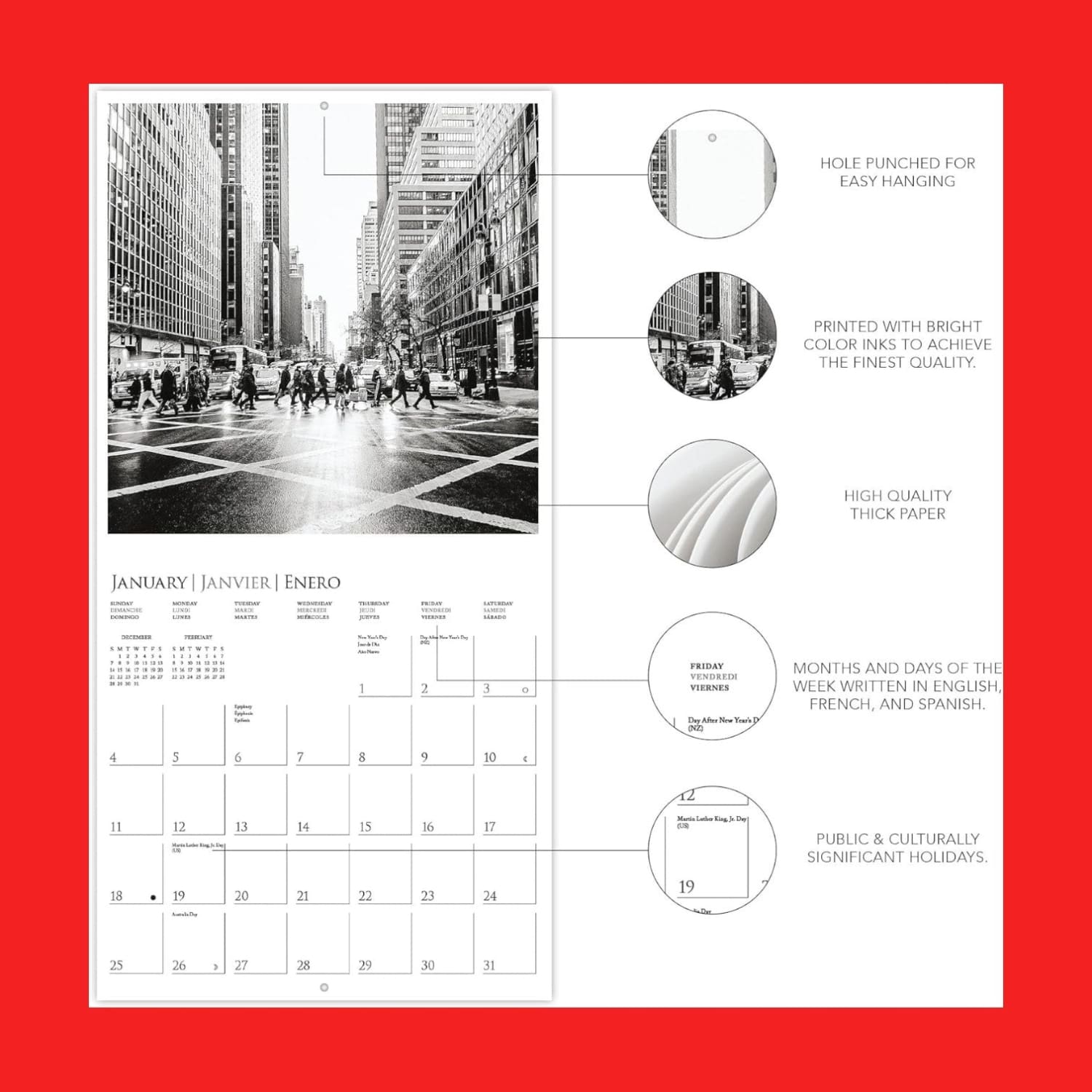 2026 New York Mini Wall Calendar Calendar Calendar26 Cute