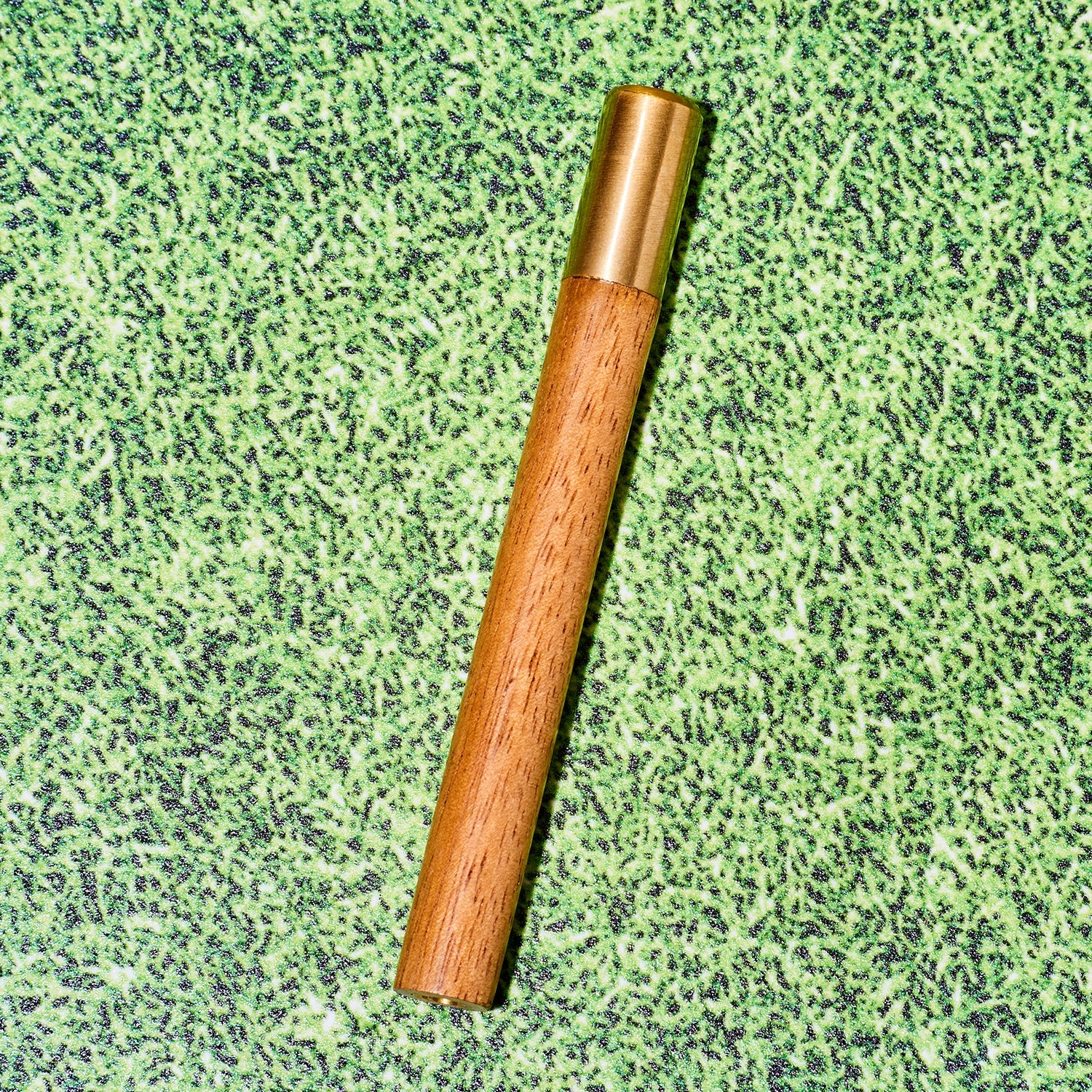 Wooden one Hitter - Assorted Colors Pipe | Wood & Brass