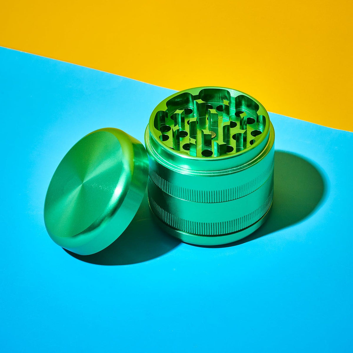 Aluminum Grinder 4 Part 55mm Alg011 Cute Grinder - Smoke