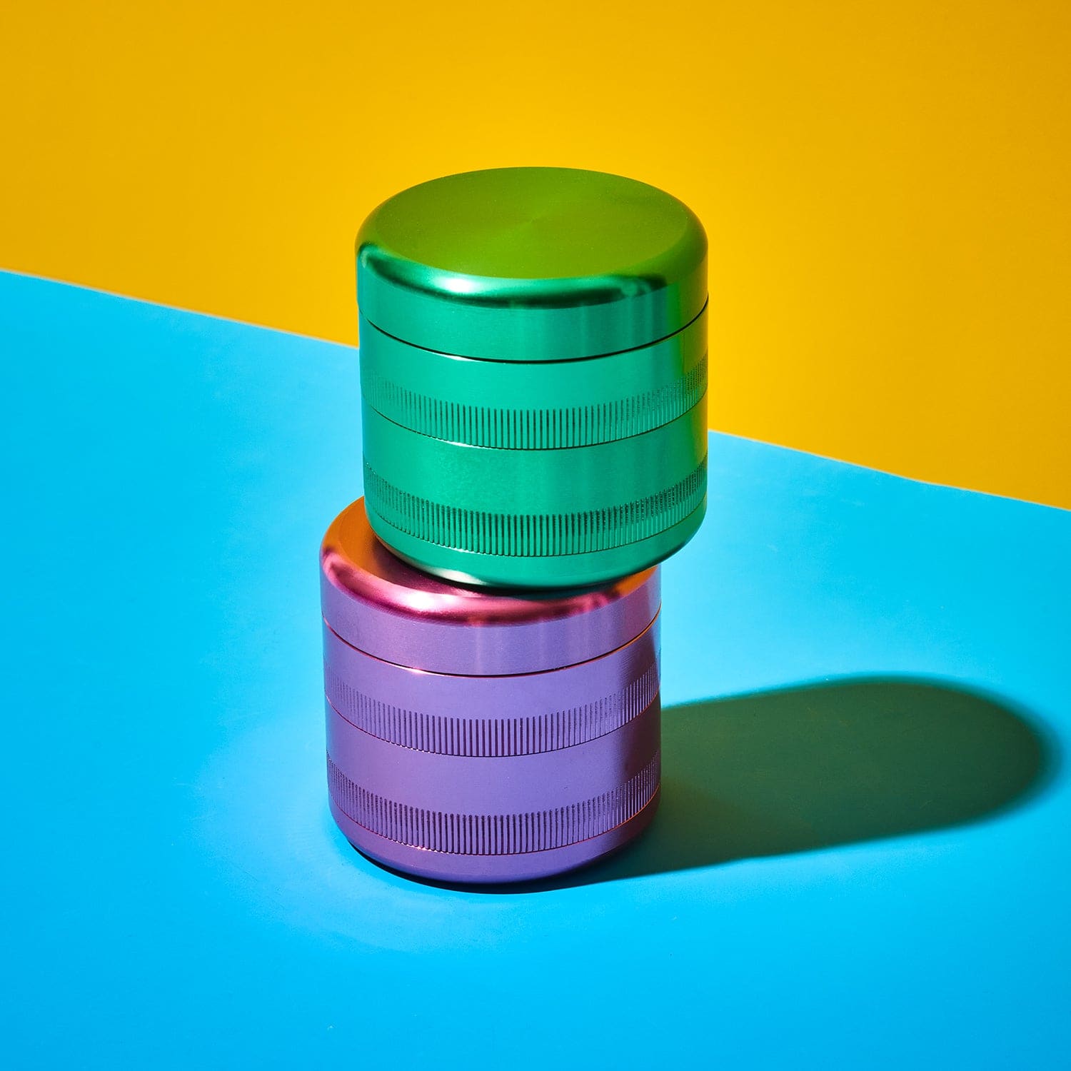 Aluminum Grinder 4 Part 55mm Alg011 Cute Grinder - Smoke