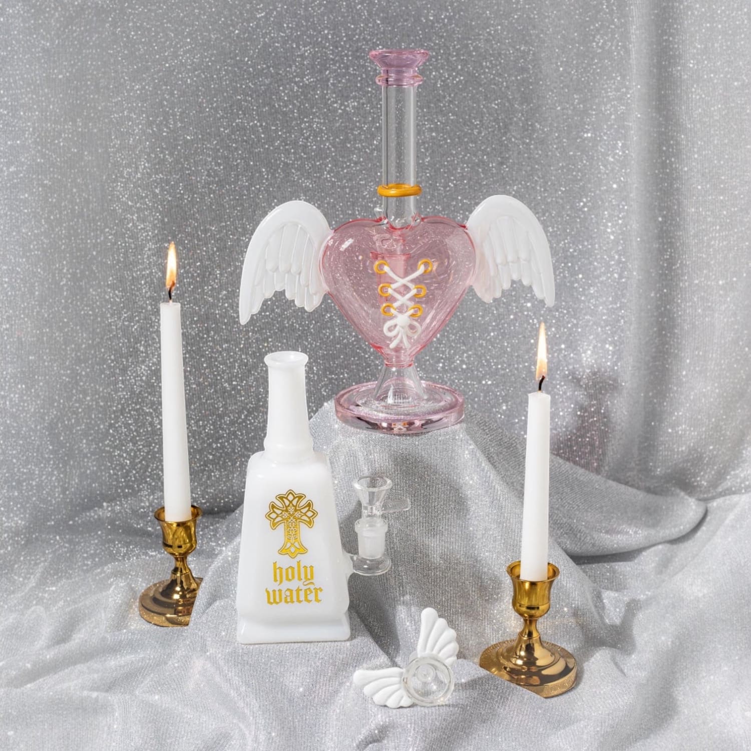 Angel Heart Bong Aesthetic Bong - Smoke - Canna Style