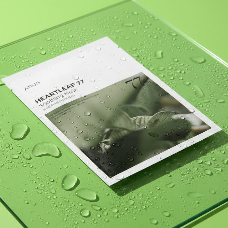 Anua Heartleaf 77% Soothing Sheet Mask 1 Xadd to Face
