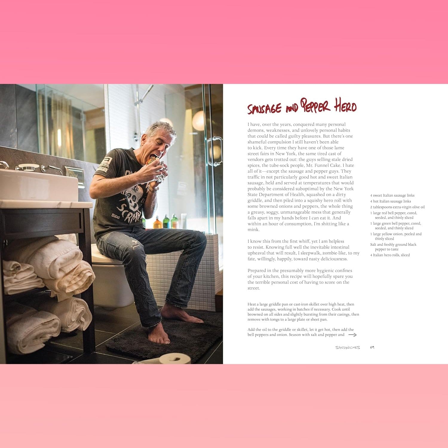 Appetites: a Cookbook By Anthony Bourdain Bourdain