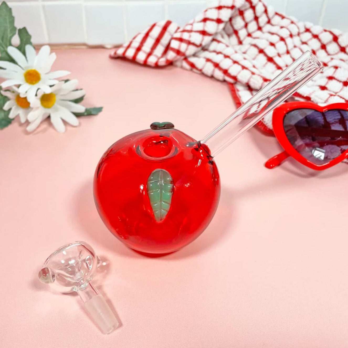 Apple Bubbler Bong Aesthetic Bong - Fake Food - Kitsch