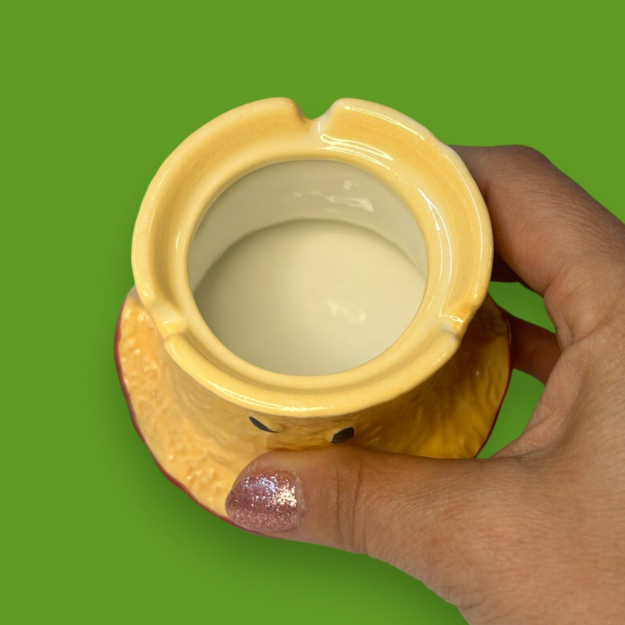 Apple Core Ashtray - Red | Ceramic Smoke Accessories