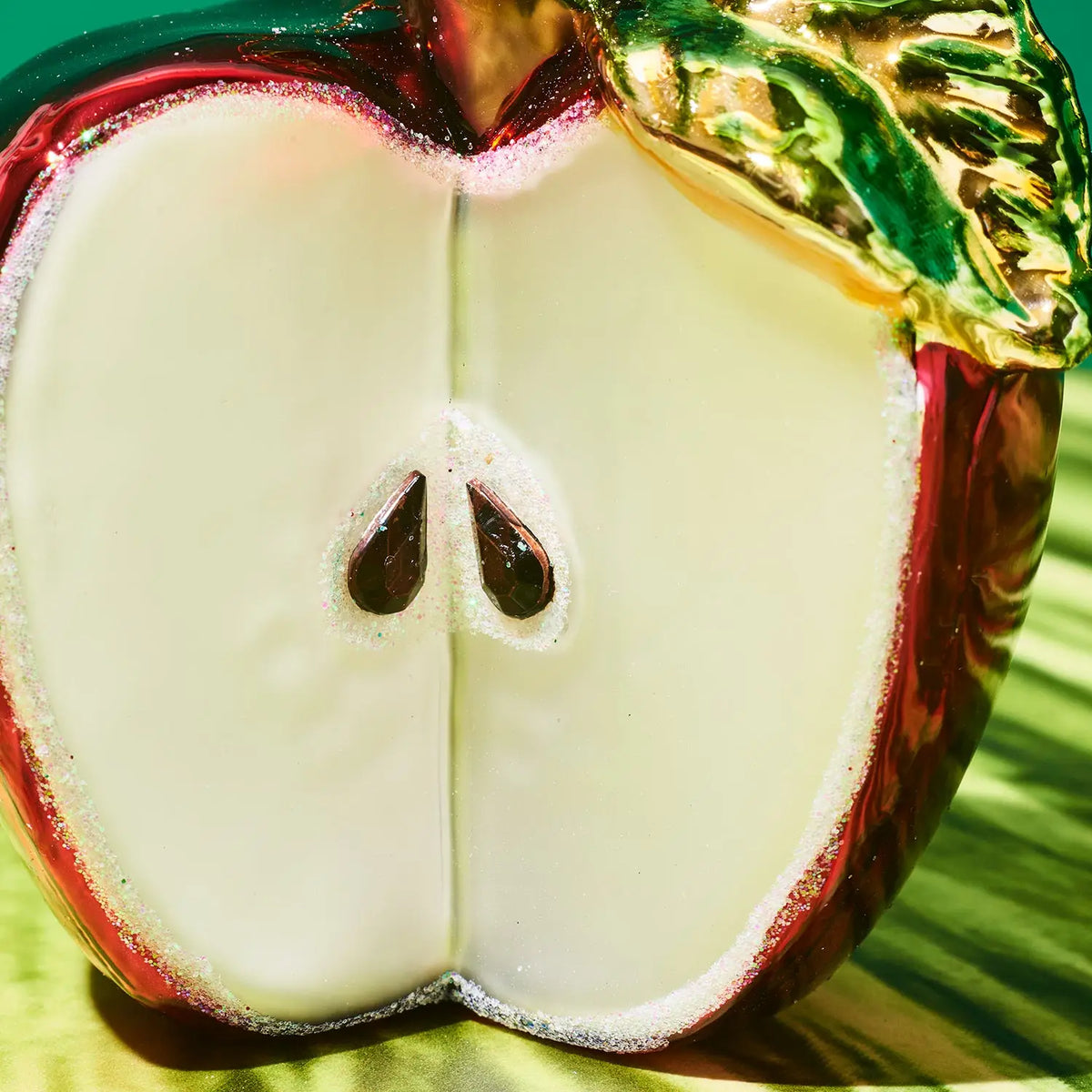 Apple Core Ornament Glass | Friends Nyc Brooklyn Ny
