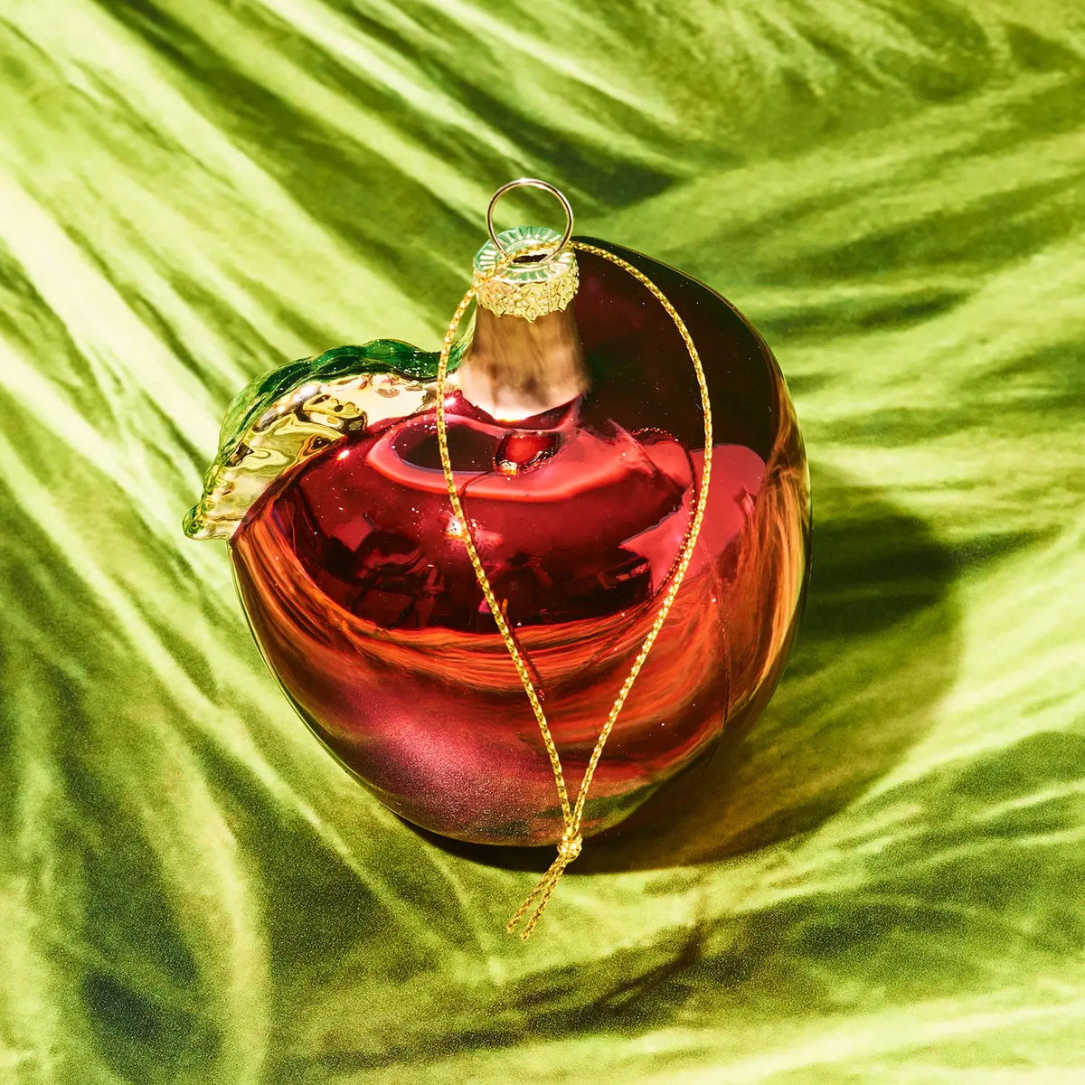 Apple Core Ornament Glass | Friends Nyc Brooklyn Ny