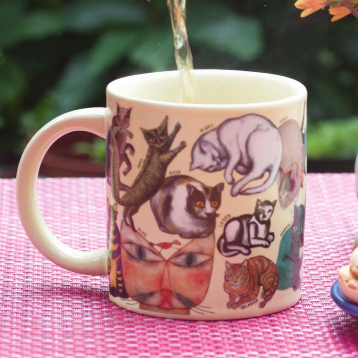 Artistic Cat Mug Boxed Lover Gifts Ceramic Mug Coffee