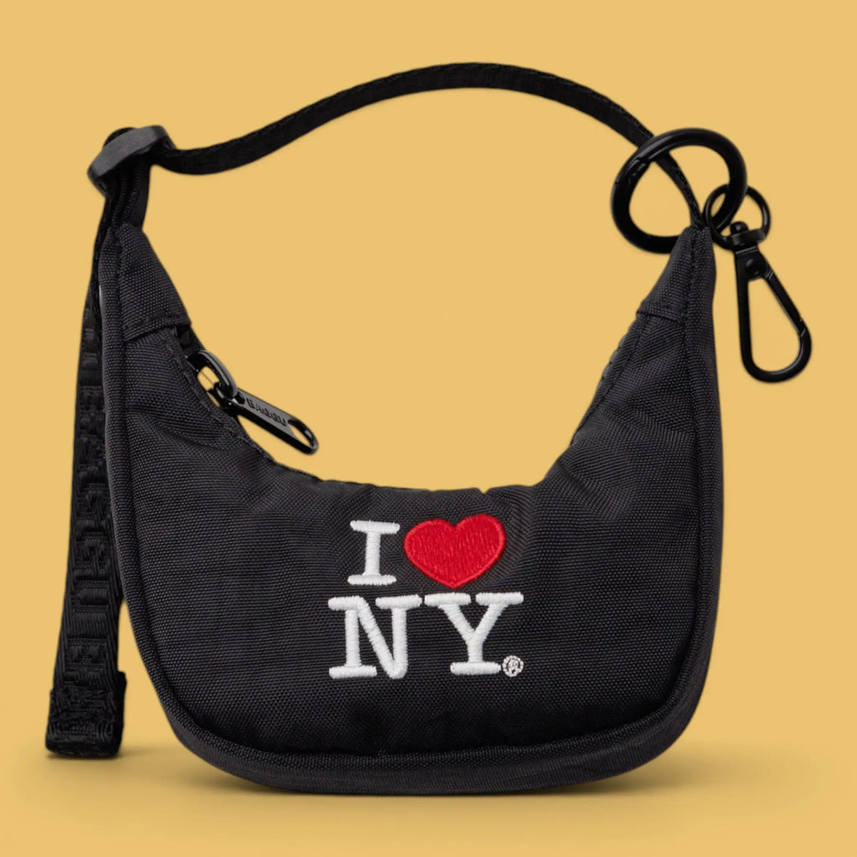 Baggu Crescent Bag Charm - i Love Ny | Friends Nyc Brooklyn