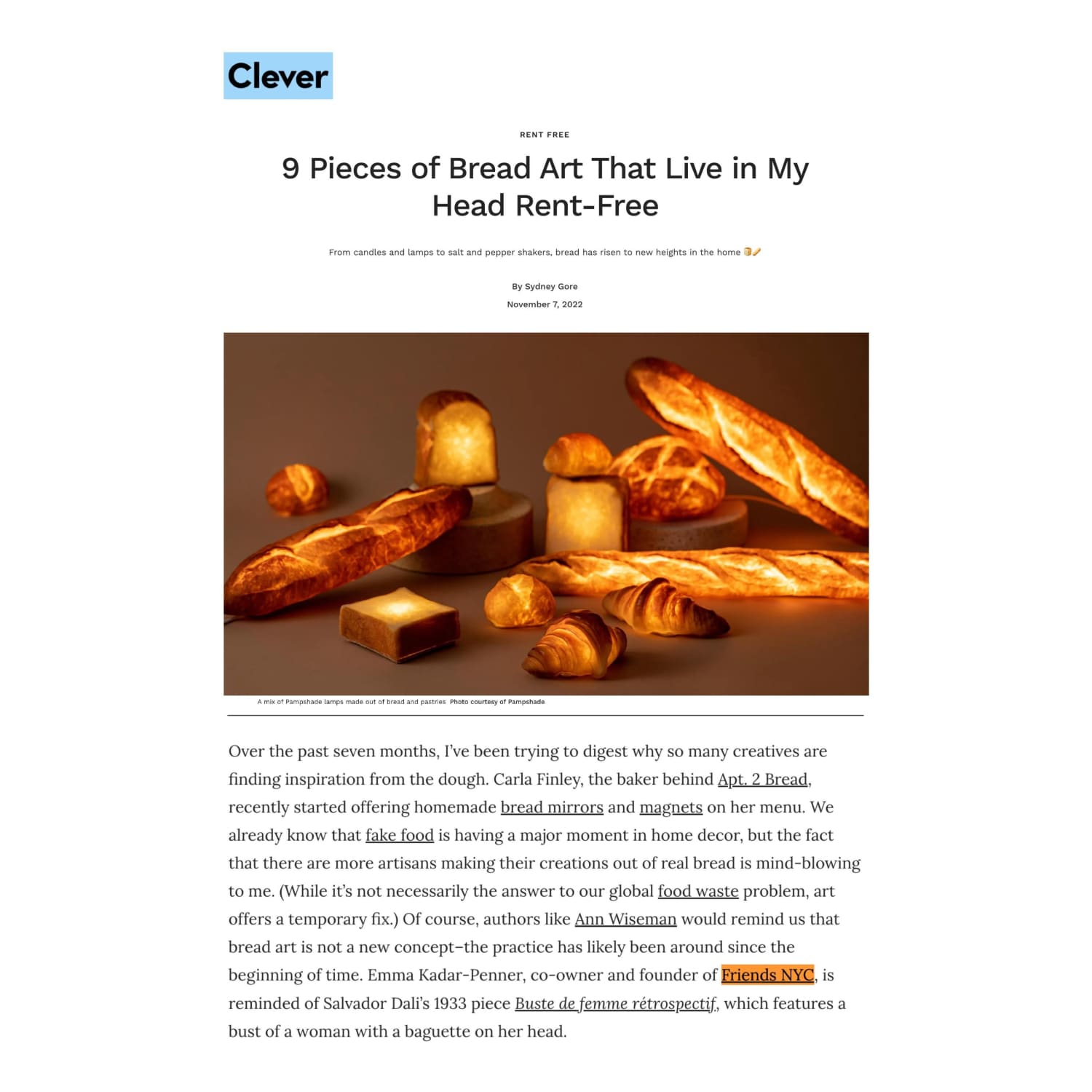 Baguette Candle Bread Candle - Candles - Crazy - Dopamine