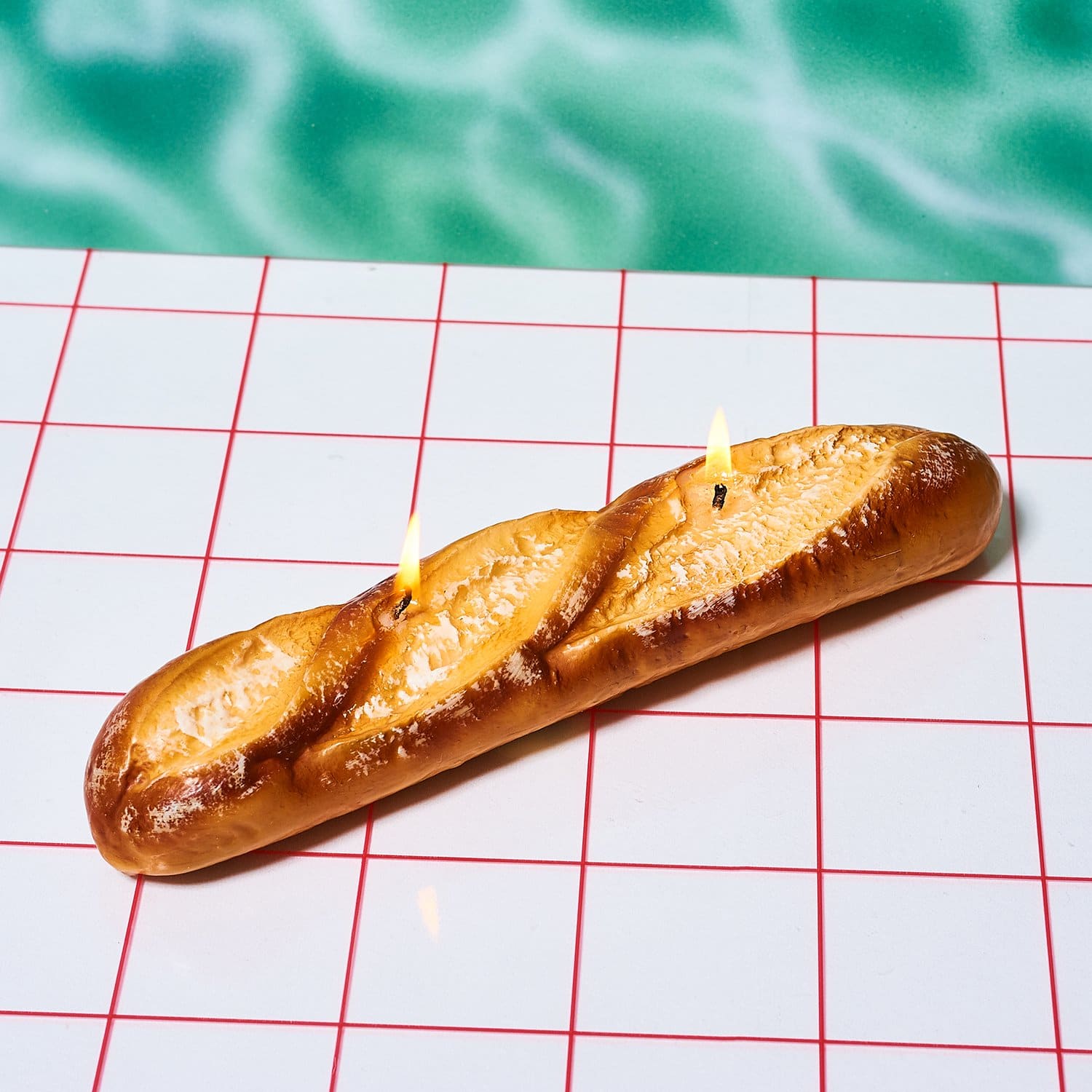 Handmade Italian Candle - Baguette Bread Candle - Candles -
