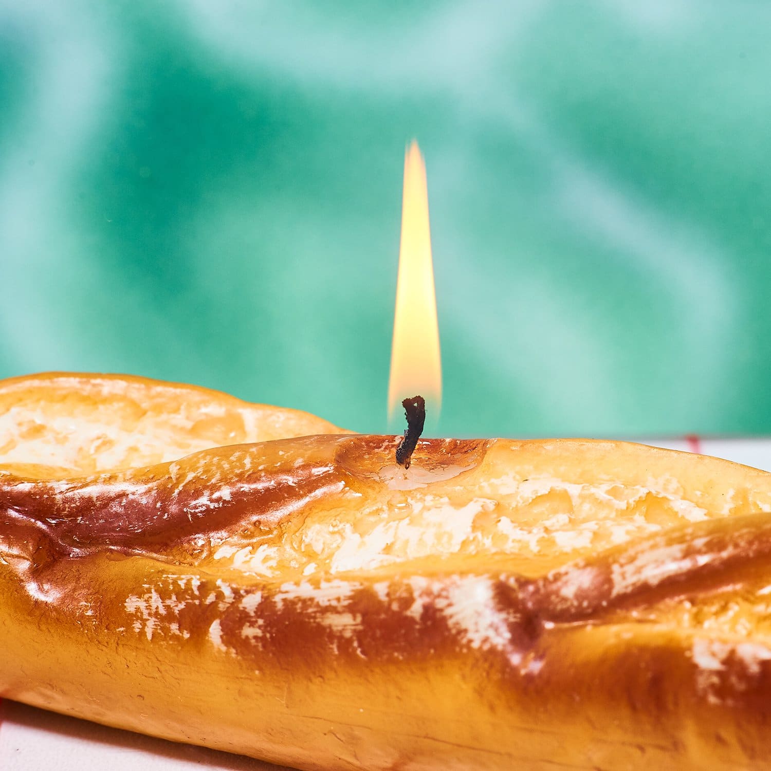 Handmade Italian Candle - Baguette Bread Candle - Candles -
