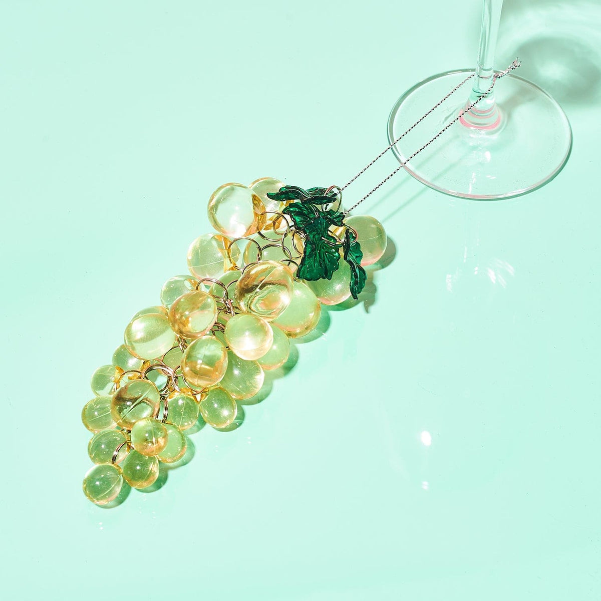 Beaded Grapes Ornament Food Ornament - Grapes