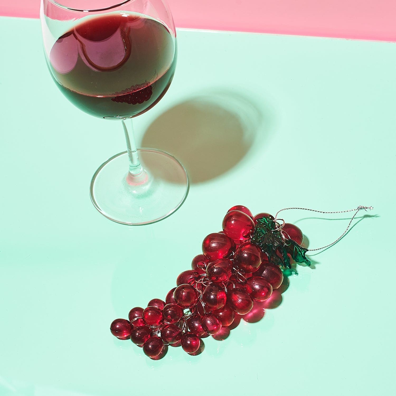 Beaded Grapes Ornament Food Ornament - Grapes