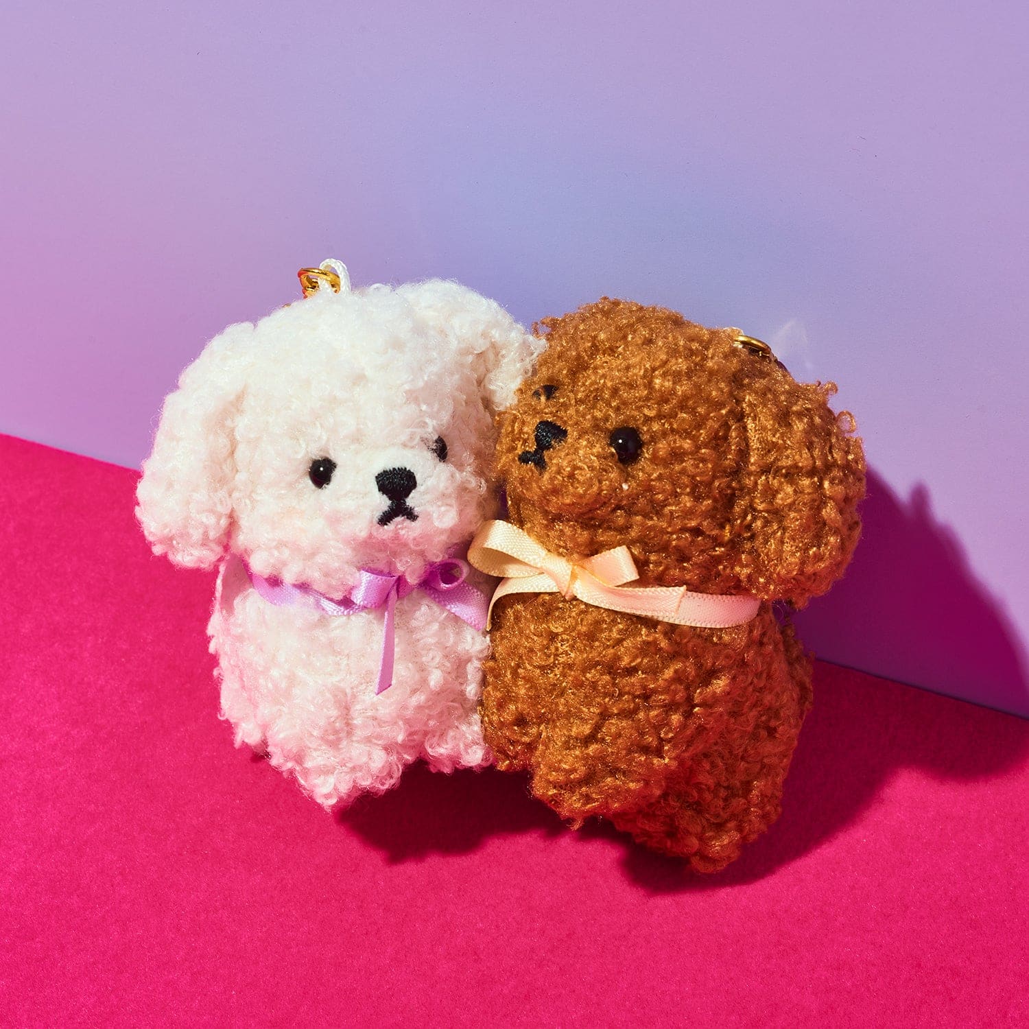 Best Friends Plush Bag Charms Dogs Poodles Bag Charm - Dog