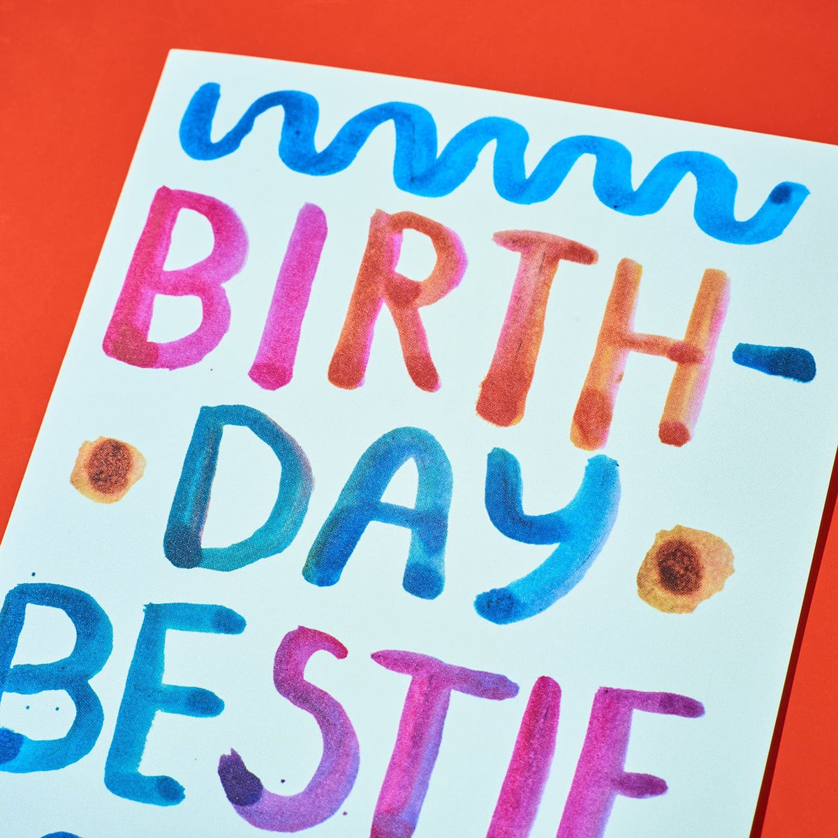 Friends Nyc x Pil Collab Card Birthday Bestie C1321