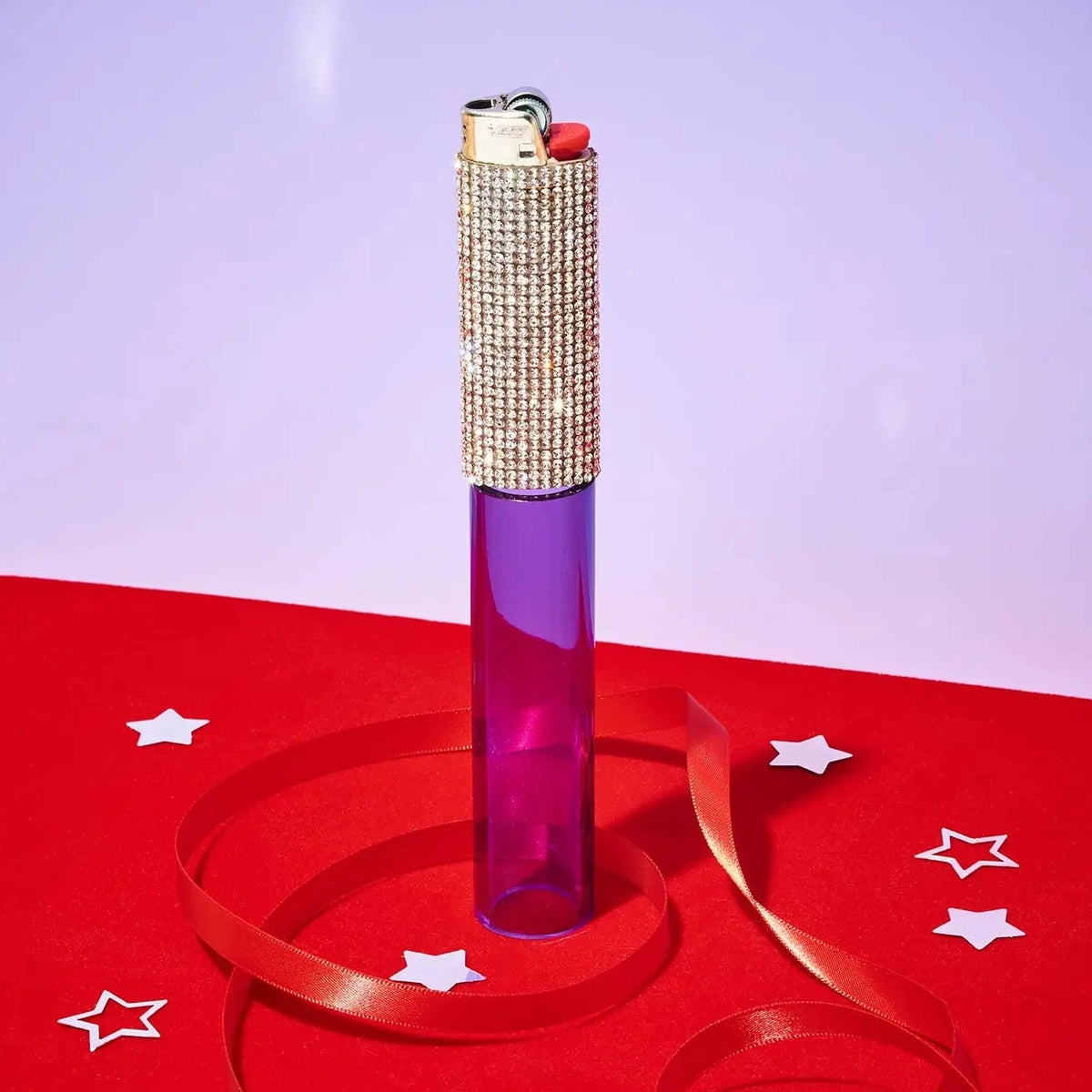 Bling Rhinestone Lighter - Silver - Friends Nyc Brooklyn Ny