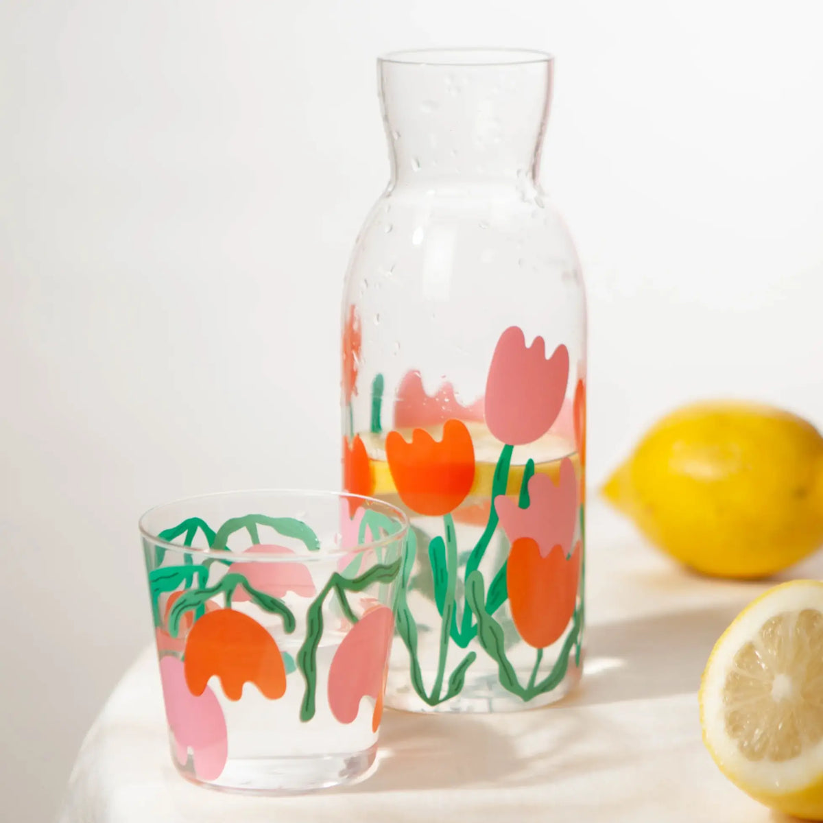 Bloom Carafe and Vase | Doiy Floral Glass | Friends Nyc