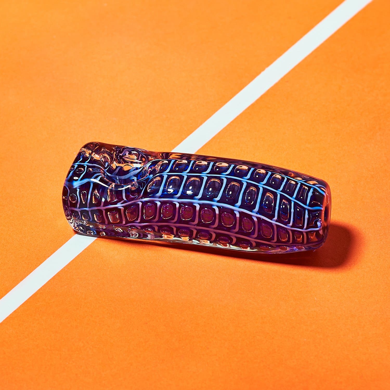 Blue Brick Hand Spoon Borosilicate Glass - Spoon - Smoke -