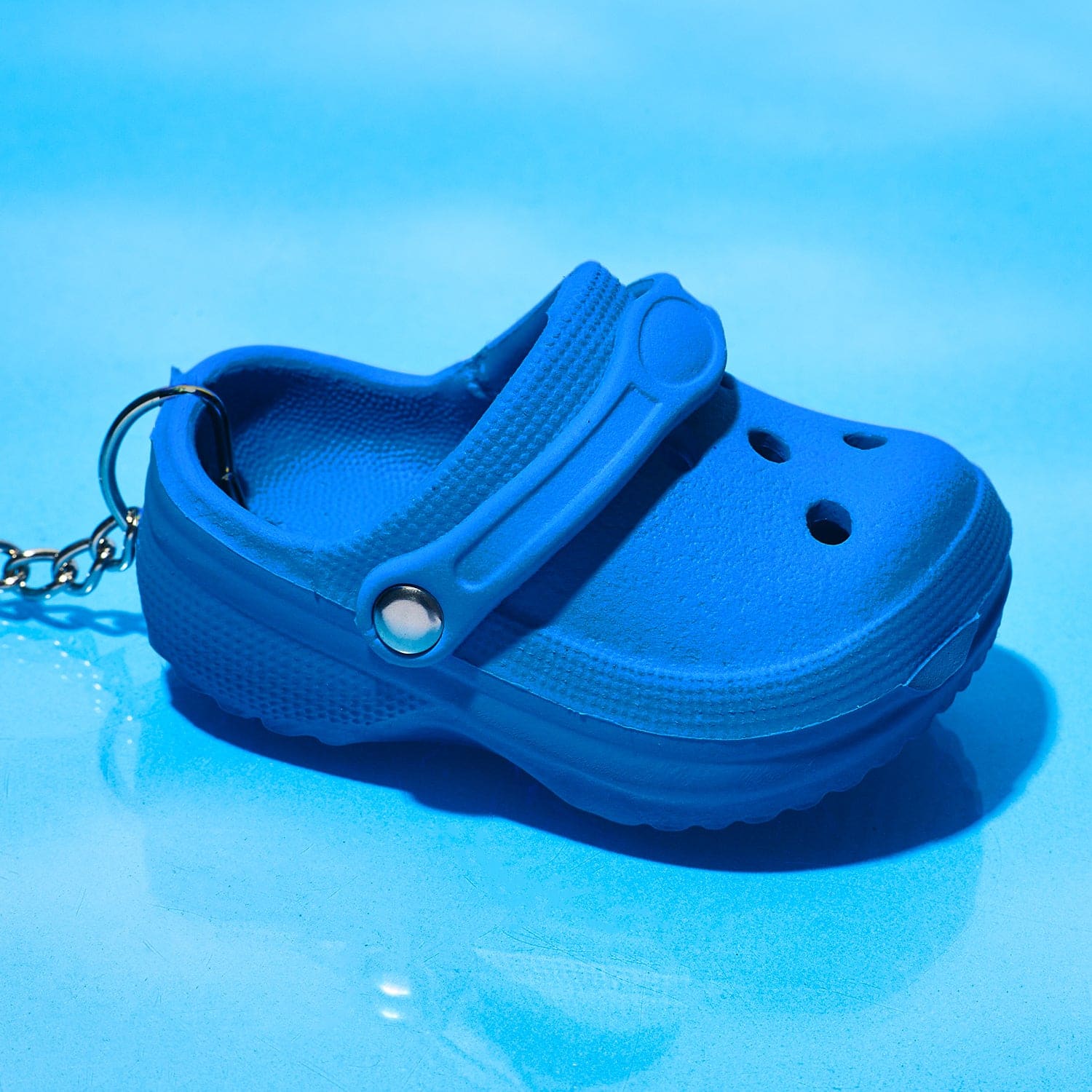 Blue Croc Keychain Funny Novelty Keychain at Friends NYC - Main Image