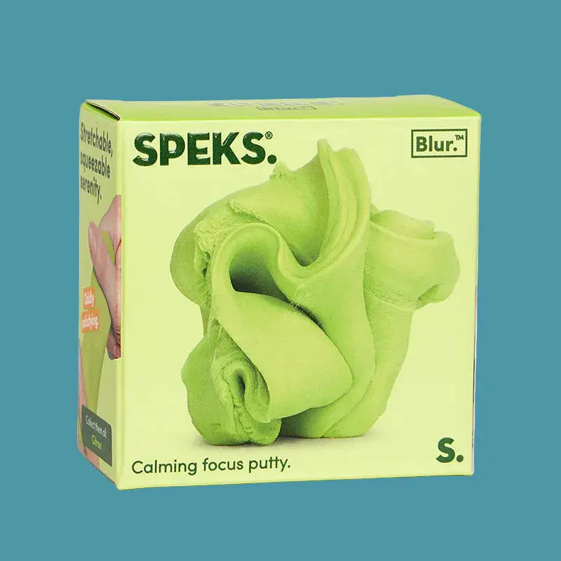 Speks calming focus putty packaging