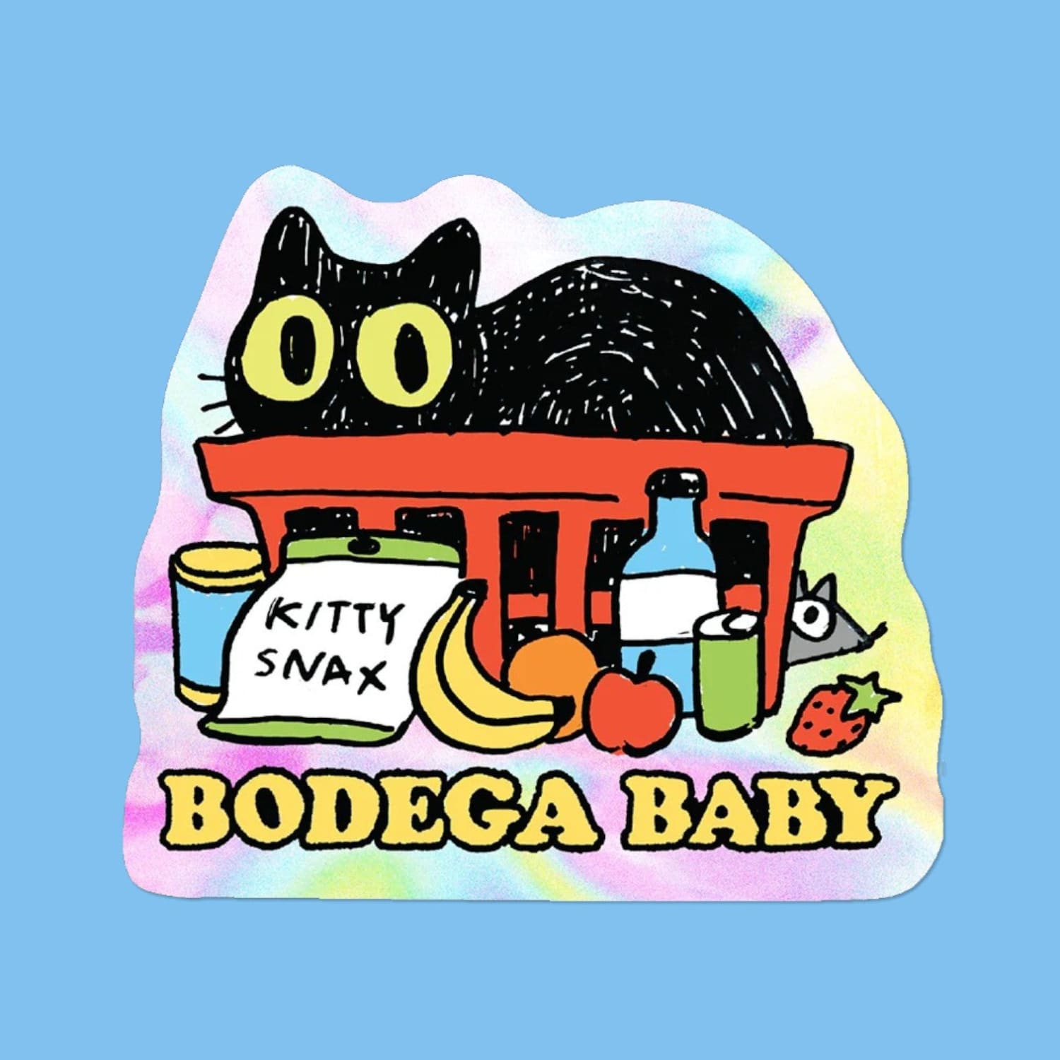 Bodega Baby Cat Vinyl Sticker - Cat - Cats - Decorative