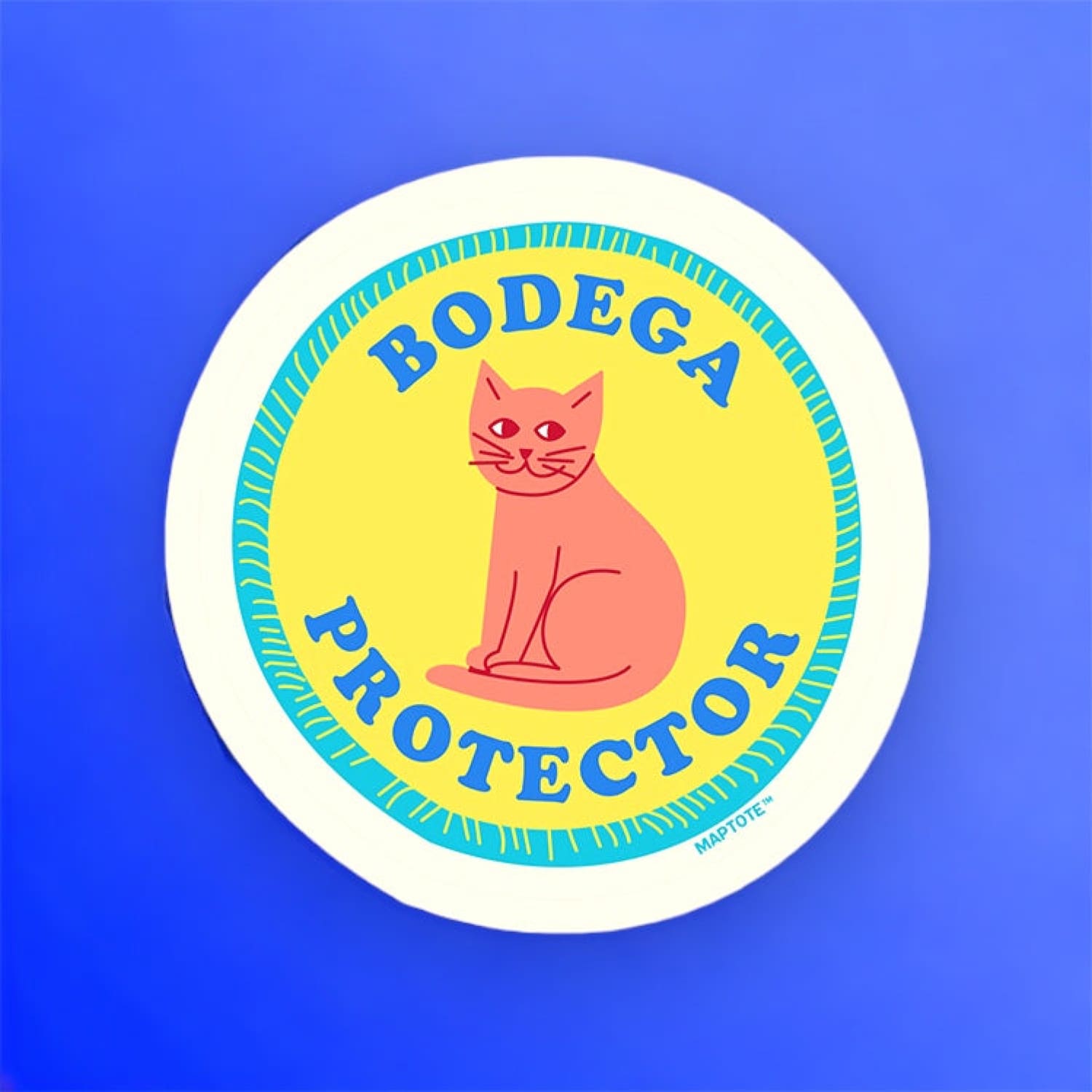 Bodega Protector Sticker  Gifts for Cat Lovers, Stocking Stuffer