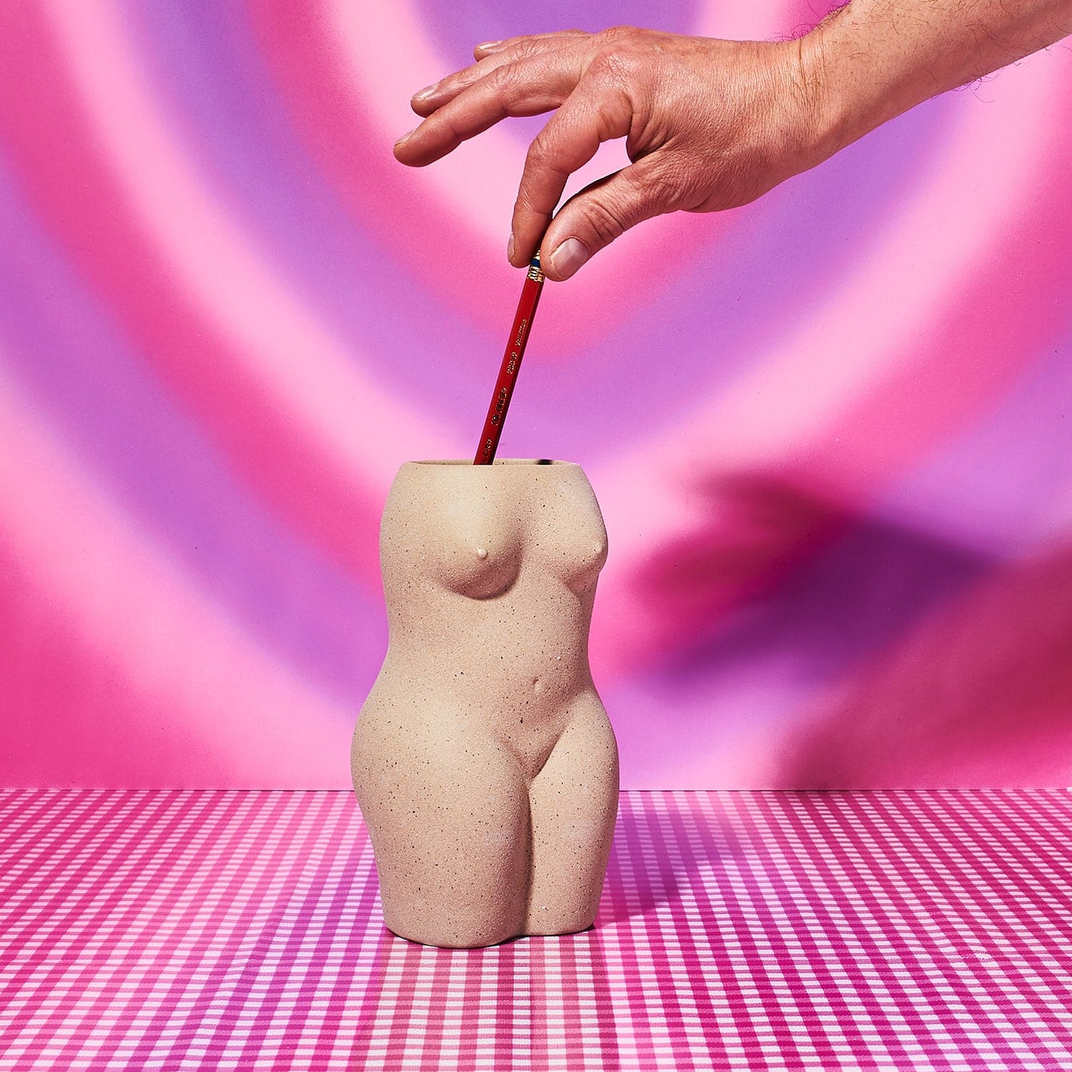 Body Form Earthenware Vase Body Form - Home Decor - Ceramic