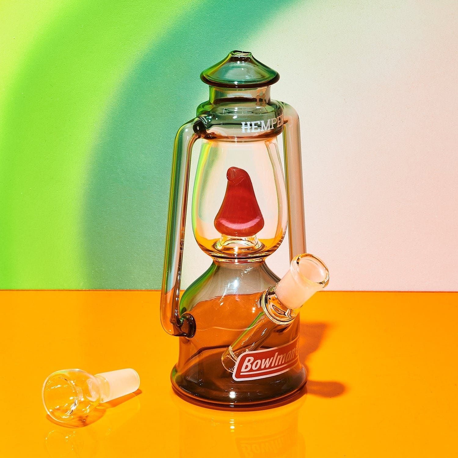 Bowlman Lantern Bong Aesthetic Bong - Glass - Hippie