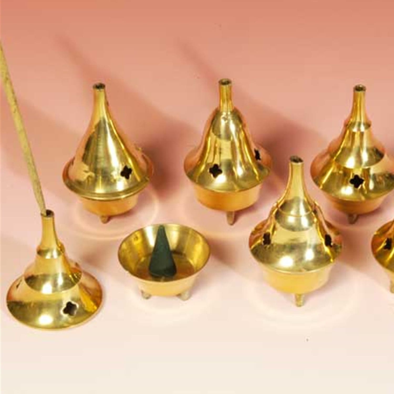 Brass Incense Burner Brass - Burner - Incense - Holder - Mom