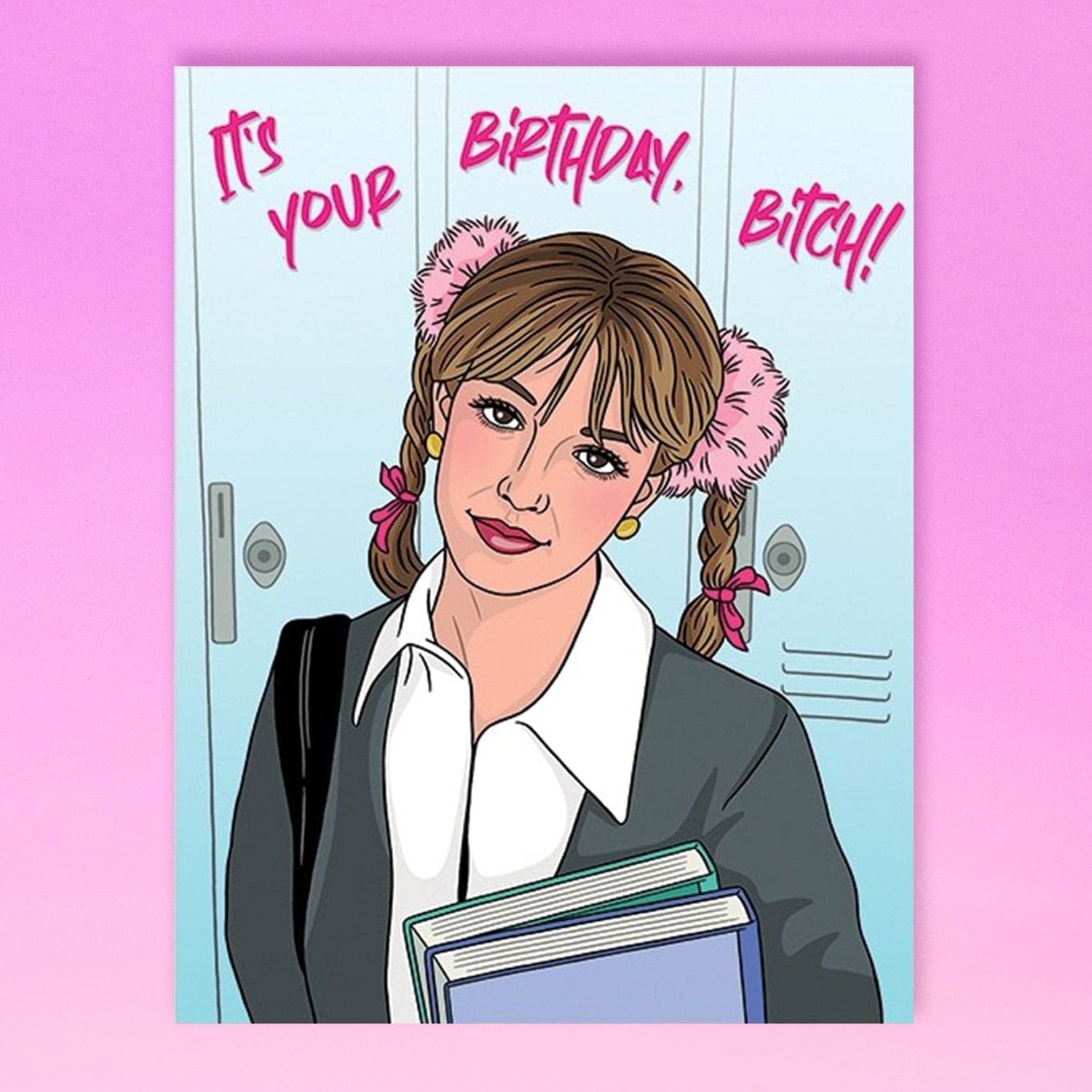 The found Greeting Card Bitch 1128 Artistmade - Groupbycolor