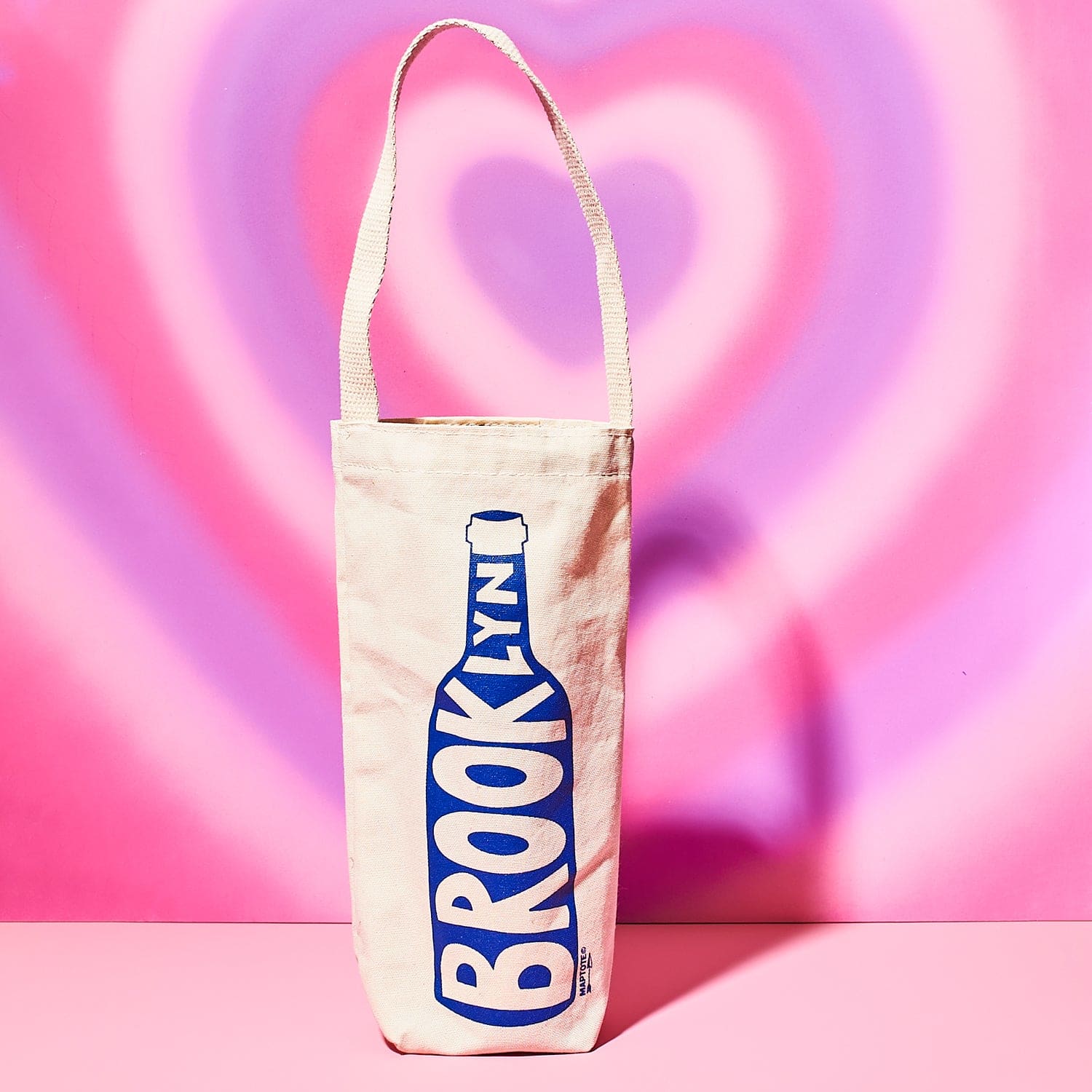Brooklyn Wine Canvas Tote Bag Artist Made - Brooklyn - Tote