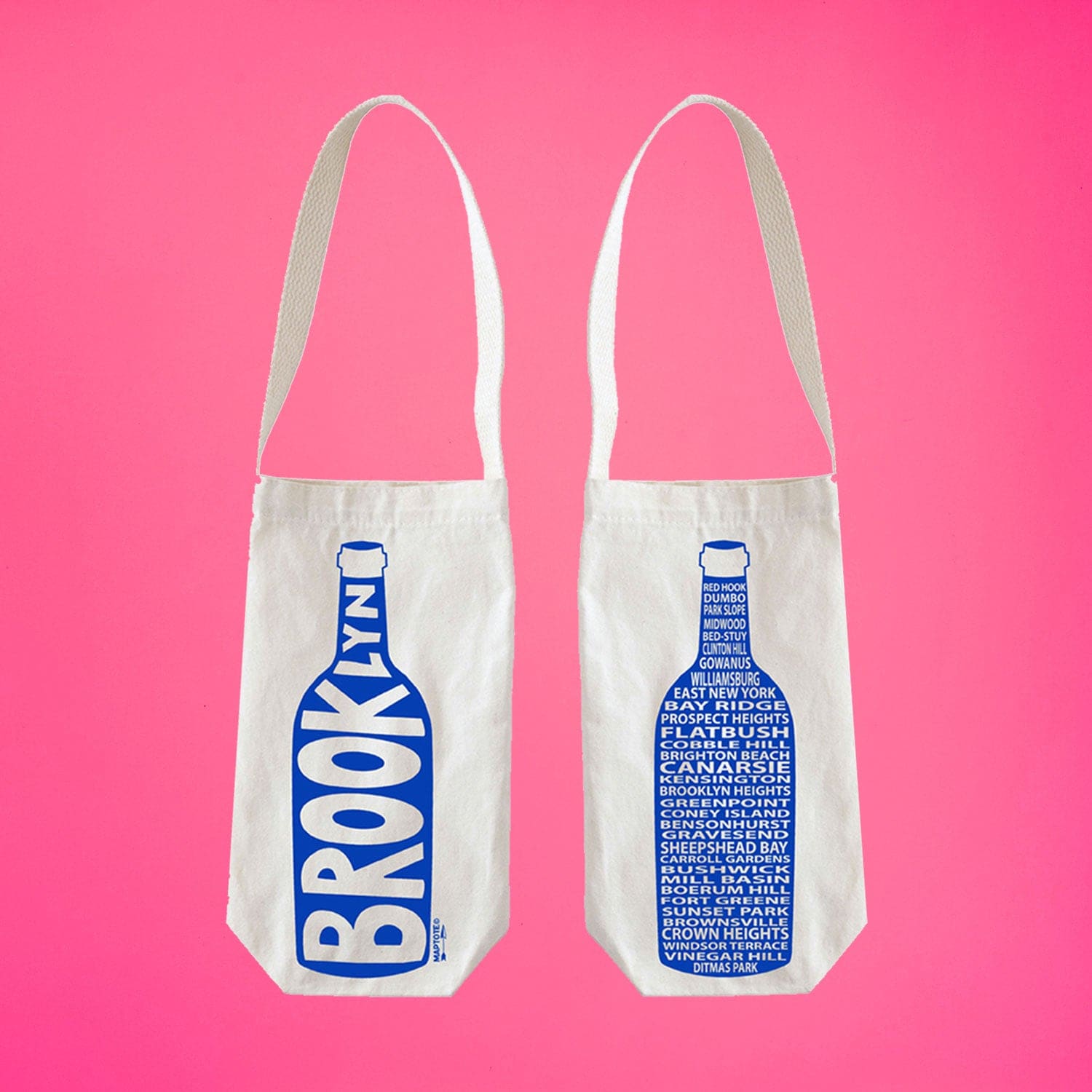 Brooklyn Single Wine Tote Natural 0822 - Q322