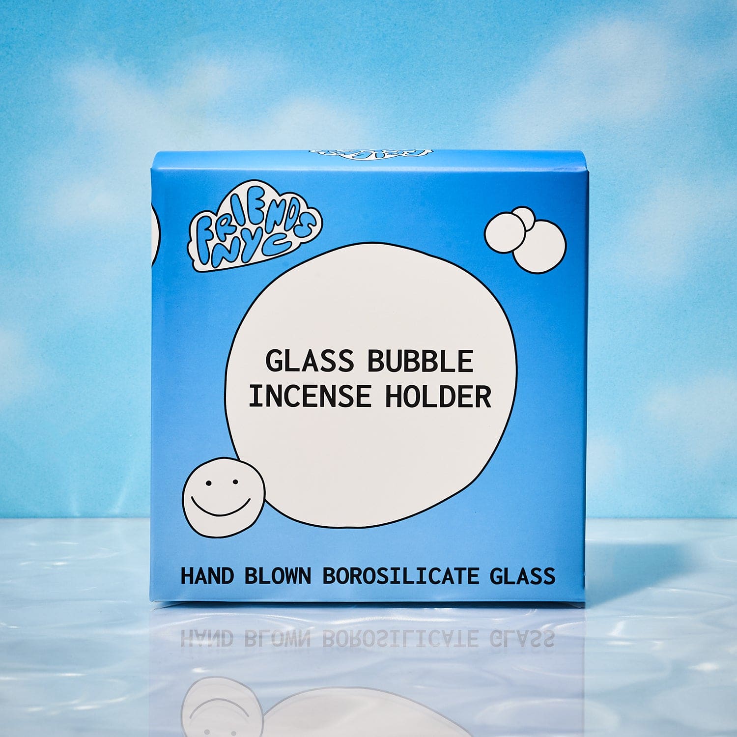 Bubble Glass Incense Holder Glass - Incense Holder - Table