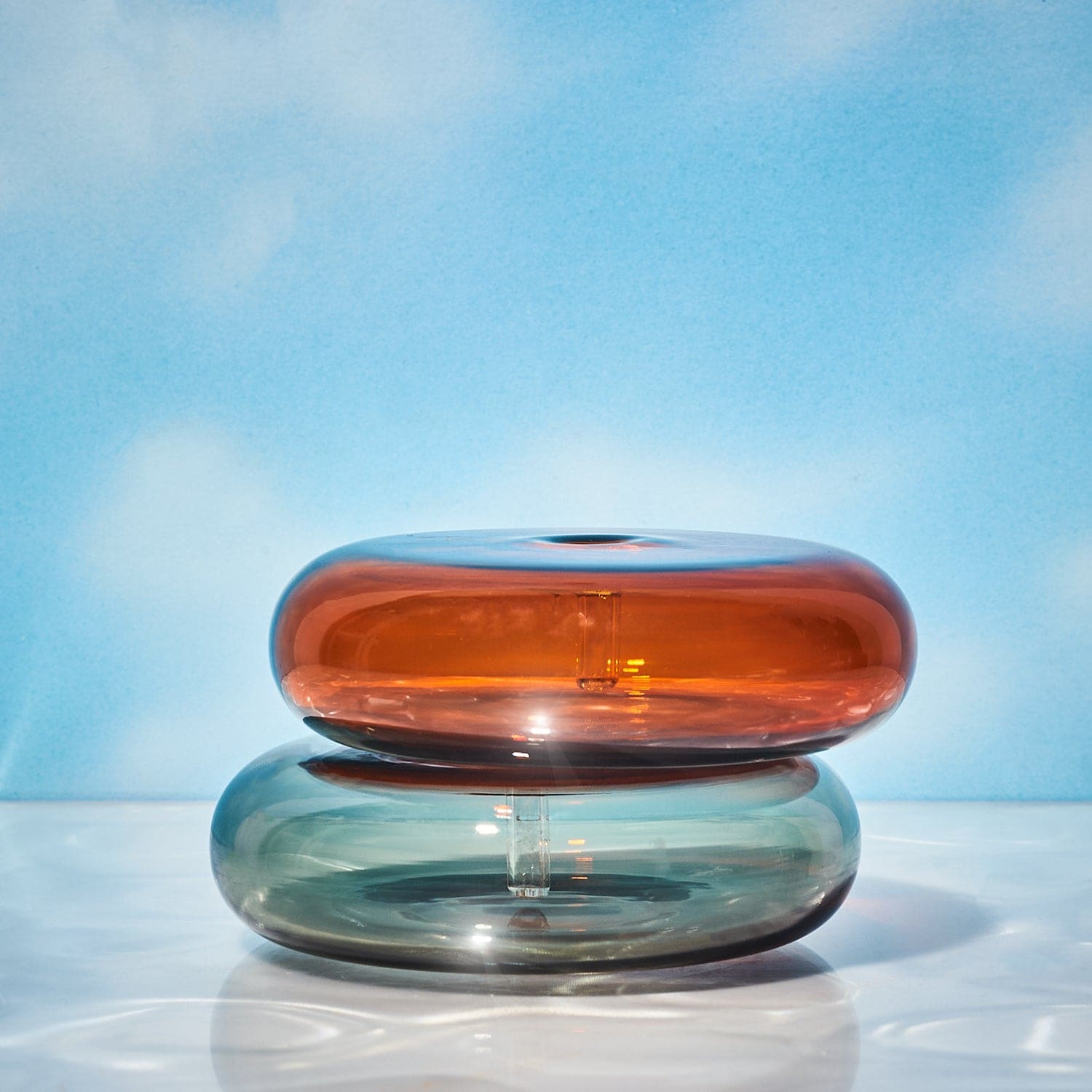 Bubble Glass Incense Holder Glass - Incense Holder - Table