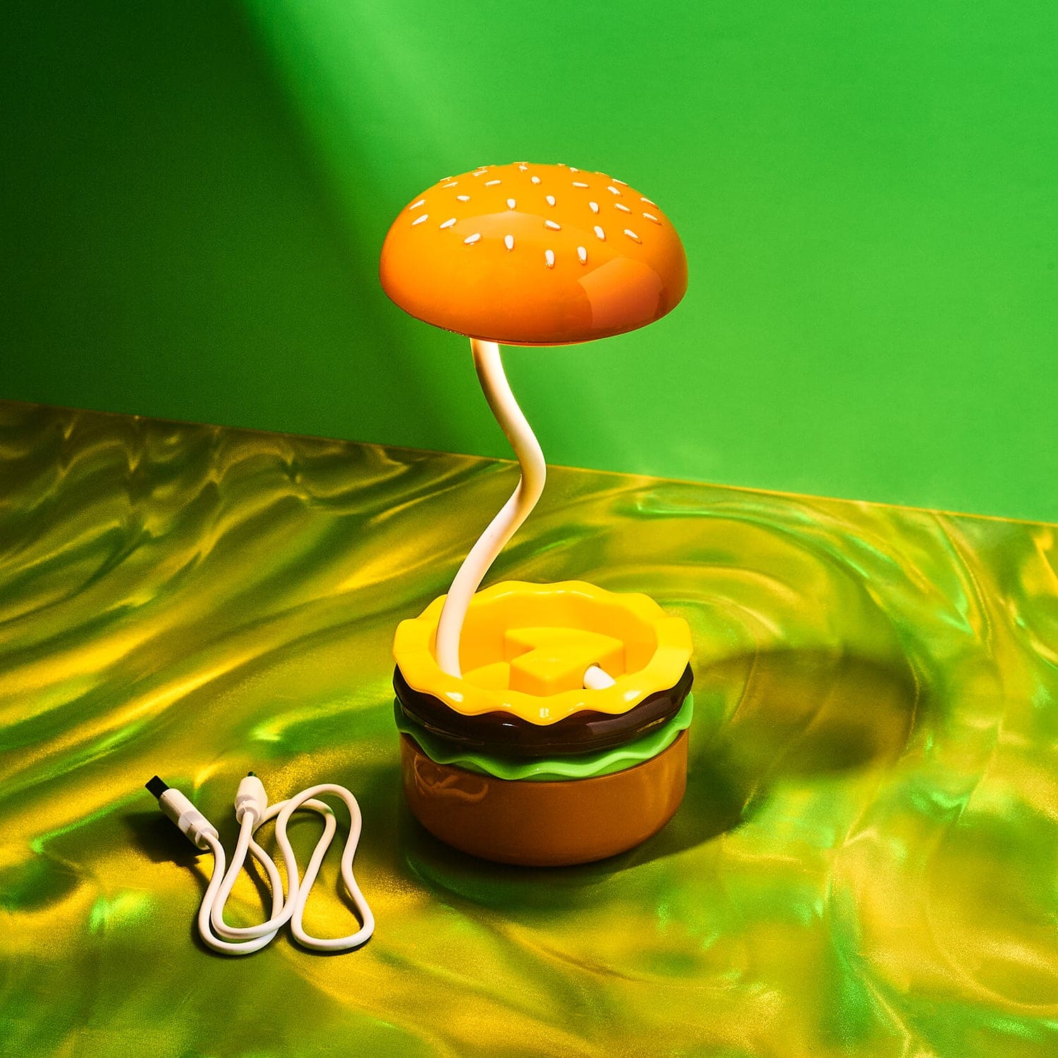 Burger Lamp & Pencil Sharpener Accent Lamp - Boxed