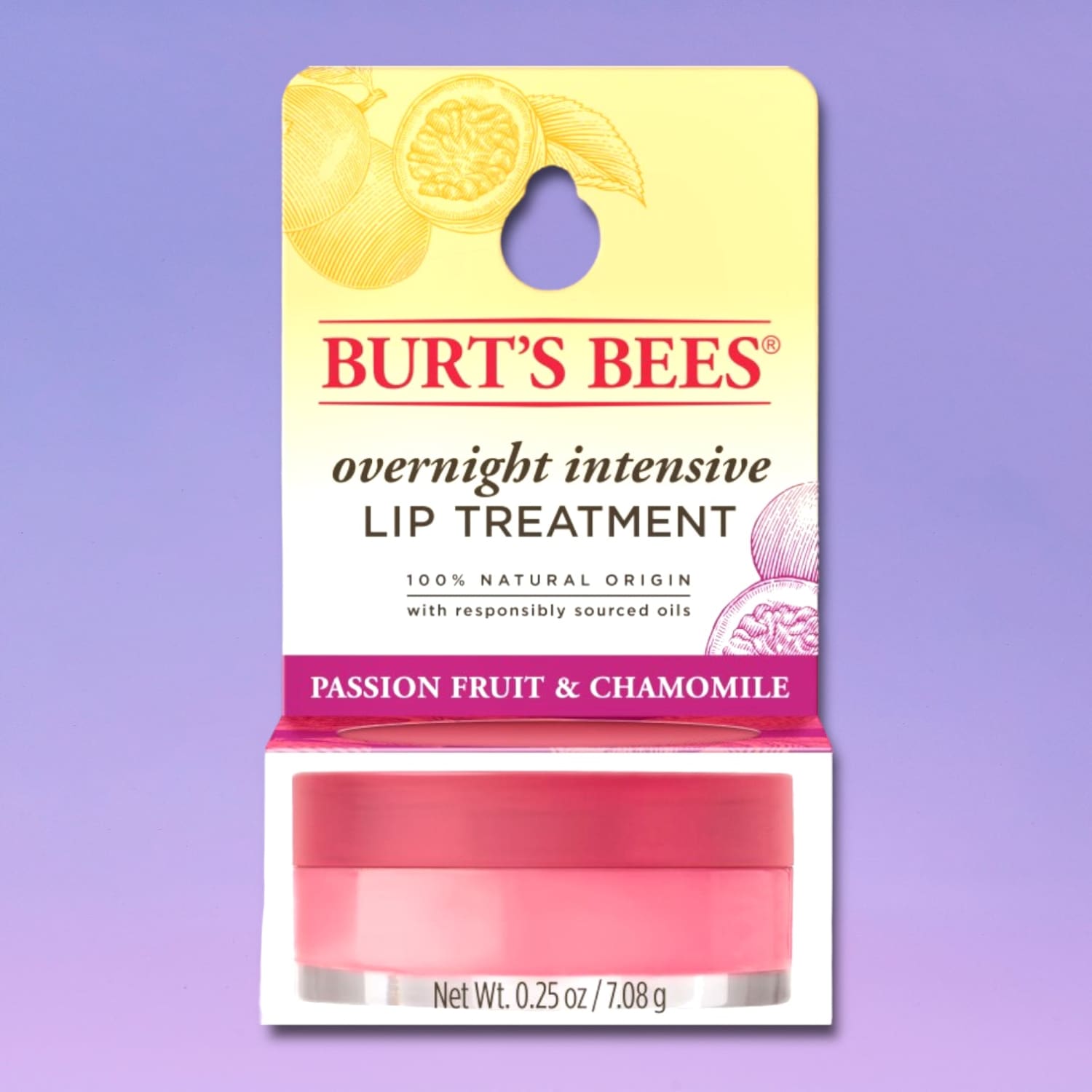 Burt’s Bees Overnight Lip Treatment - Passionfruit Chamomile