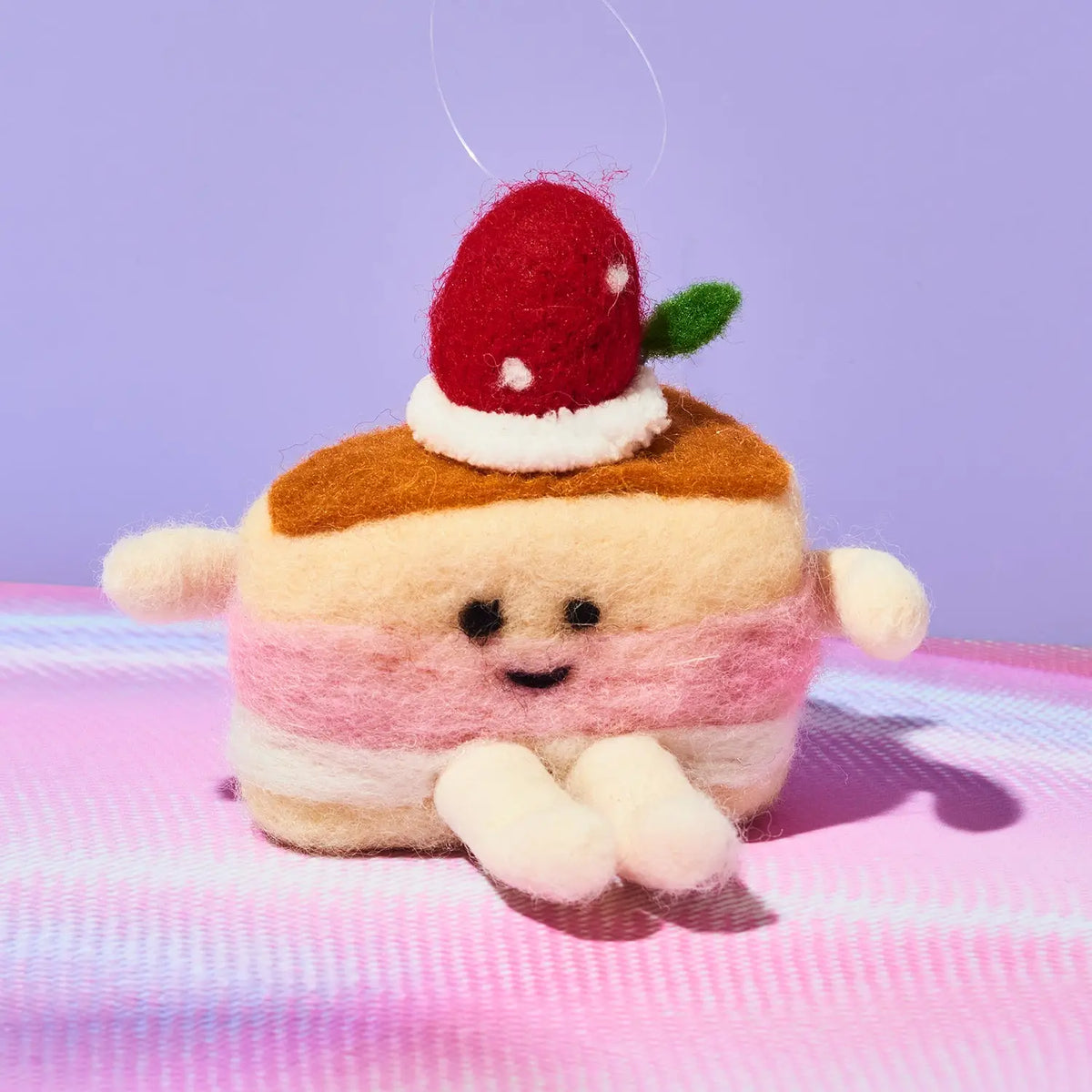 Cake Slice Character Felt Ornament | Friends Nyc Brooklyn Ny
