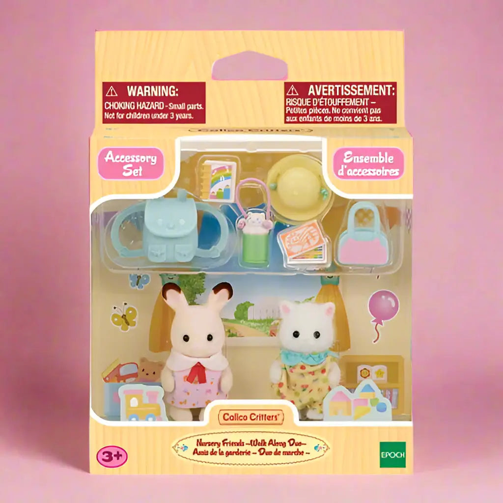 Calico Critters Playset - Nursery Friends Walk Along Duo