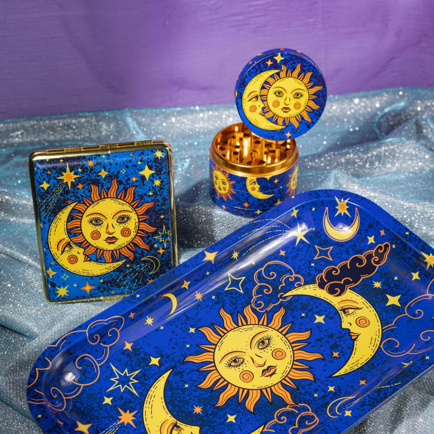 Canna Style 90s Celestial Cigarette Case Aesthetic Smoke