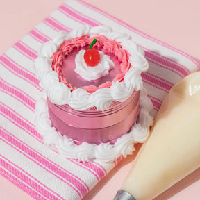 Canna Style Cake Grinder Aesthetic Smoke - Anniversary