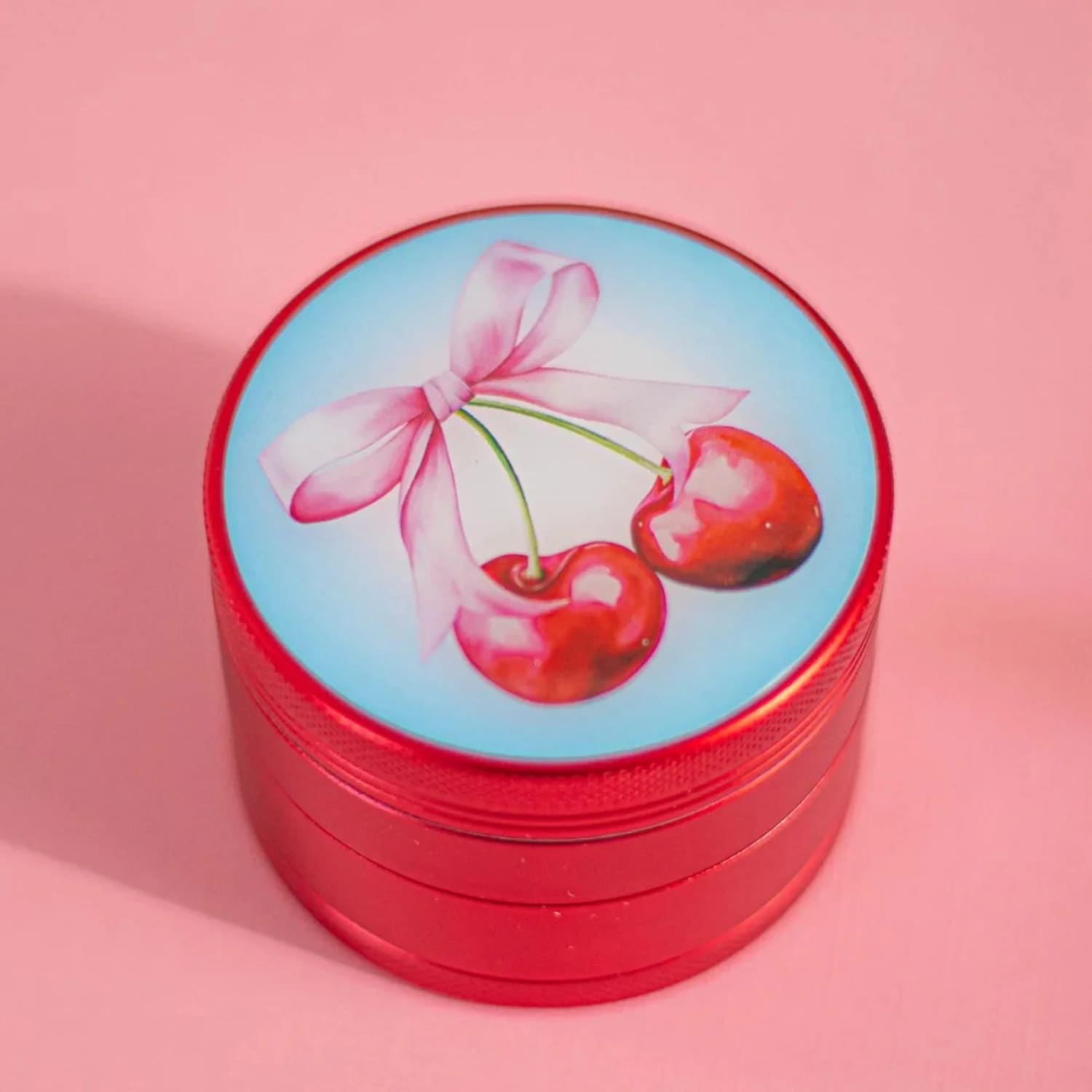 Canna Style Cherry Bow Grinder Aesthetic Smoke - Canna