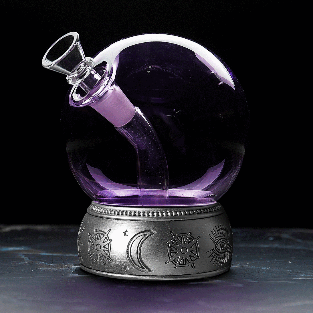 Crystal Ball Bong Aesthetic Smoke - Bong - Canna Style -
