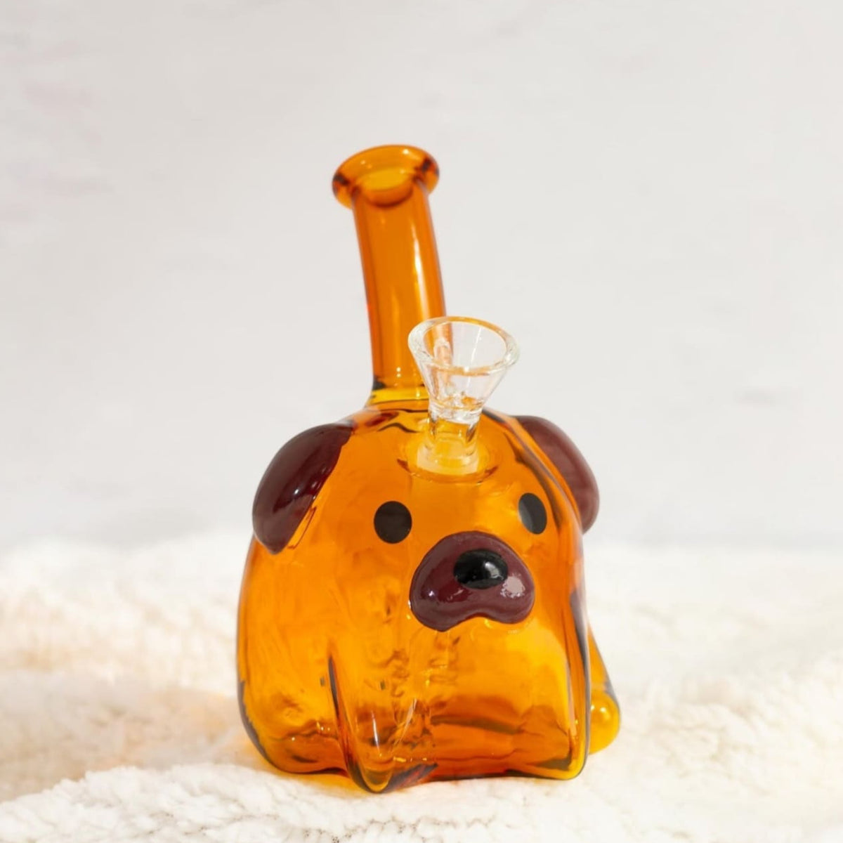 Canna Style Dog Bubbler Bong Aesthetic Bong - Smoke - Canna