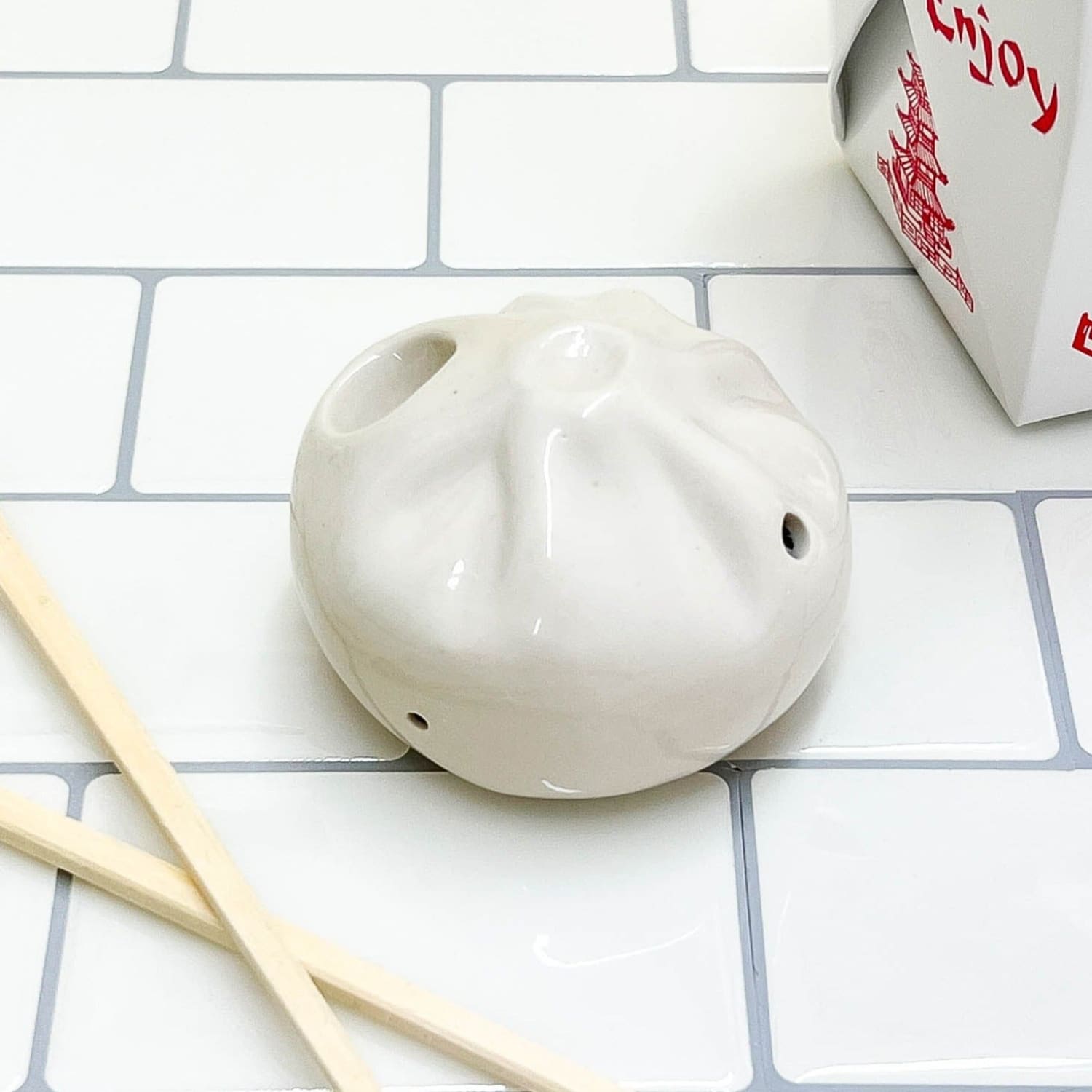 Canna Style Dumpling Pipe Aesthetic Smoke - Cute Girly Fake