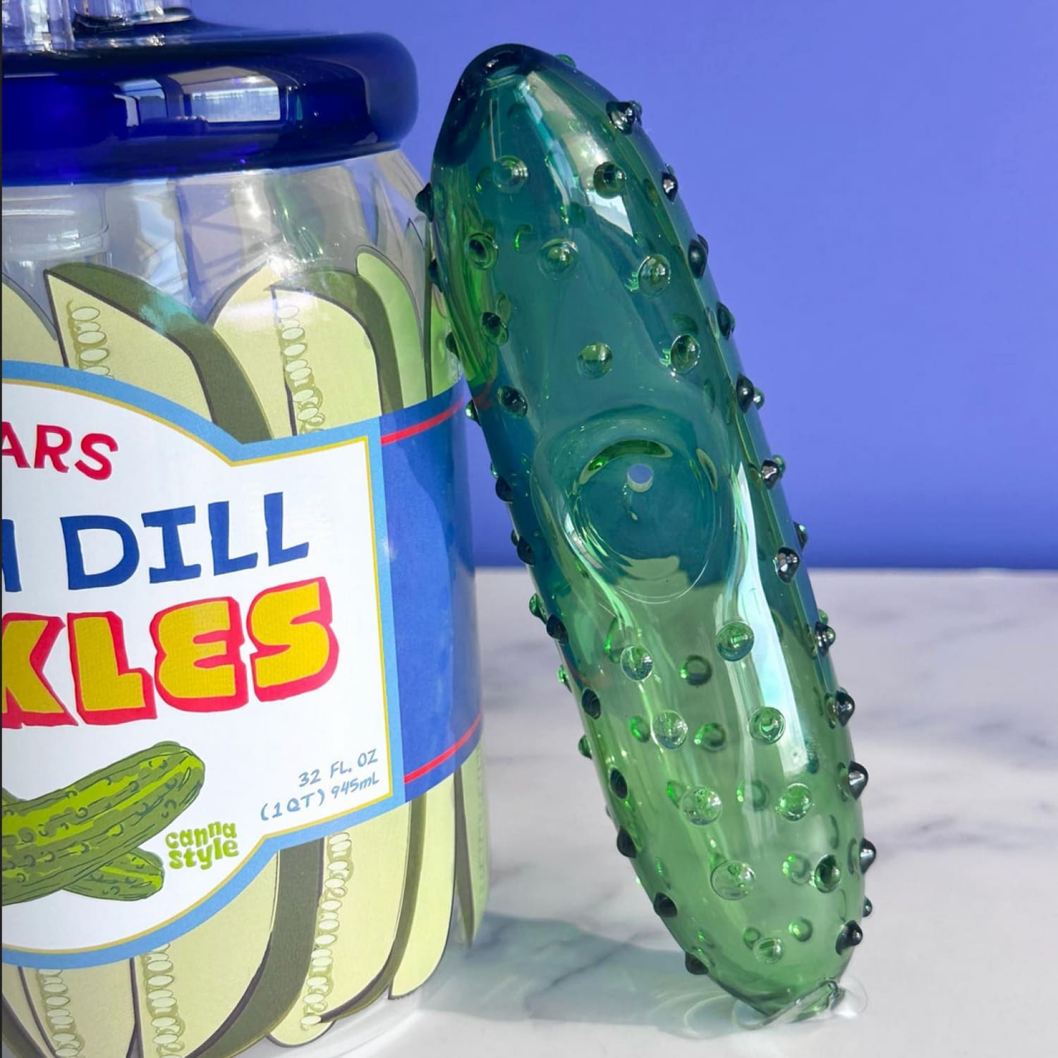 Canna Style Pickle Pipe Aesthetic Smoke - Canna Style