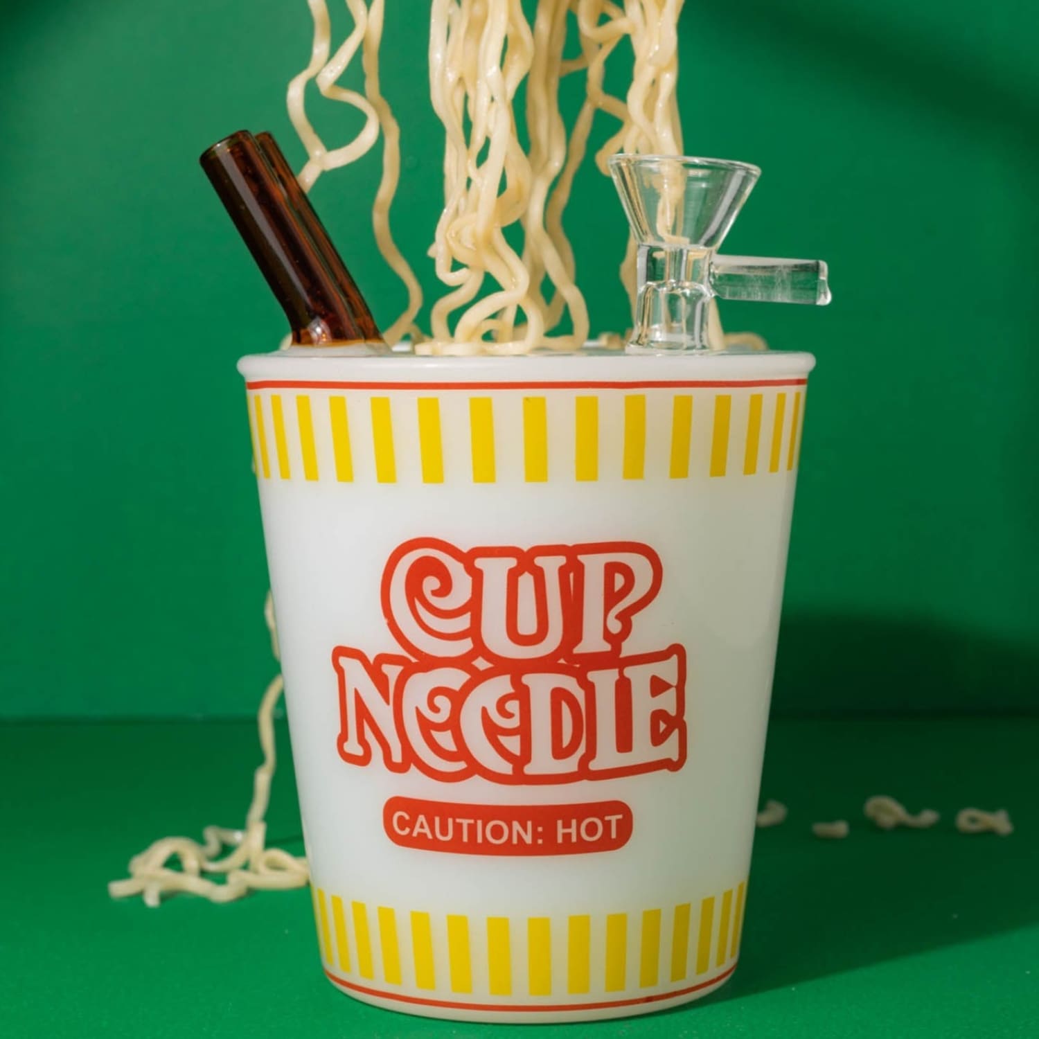Ramen Cup Of Noodles Bong Aesthetic Bong - Smoke - Canna