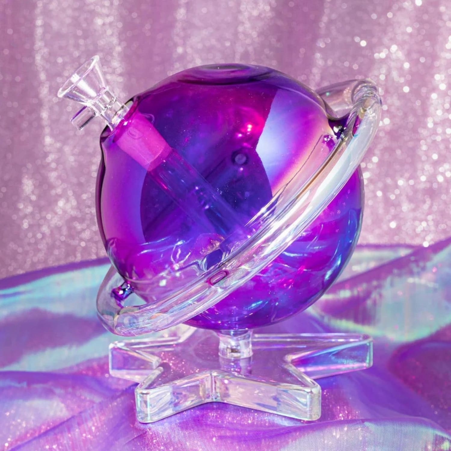 Canna Style Saturn Bong Aesthetic Bong - Smoke - Canna